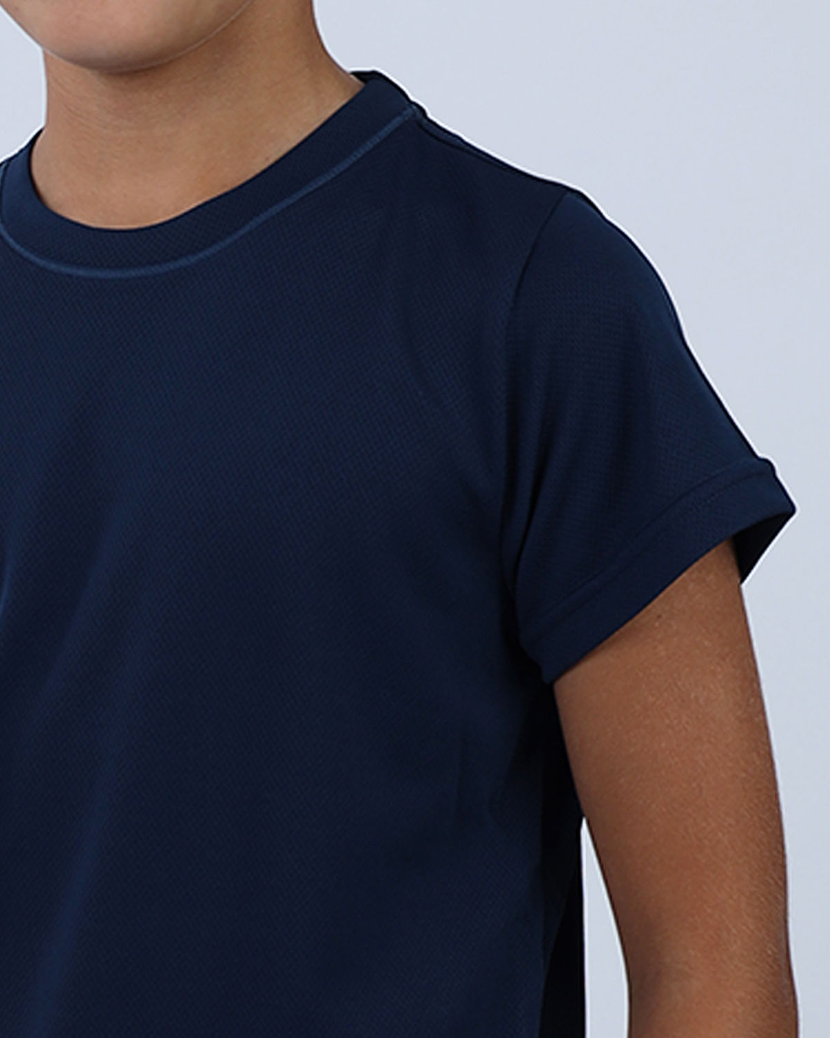 Dri-Fit Boys Basic Blue T-Shirt-Atum -10551431
