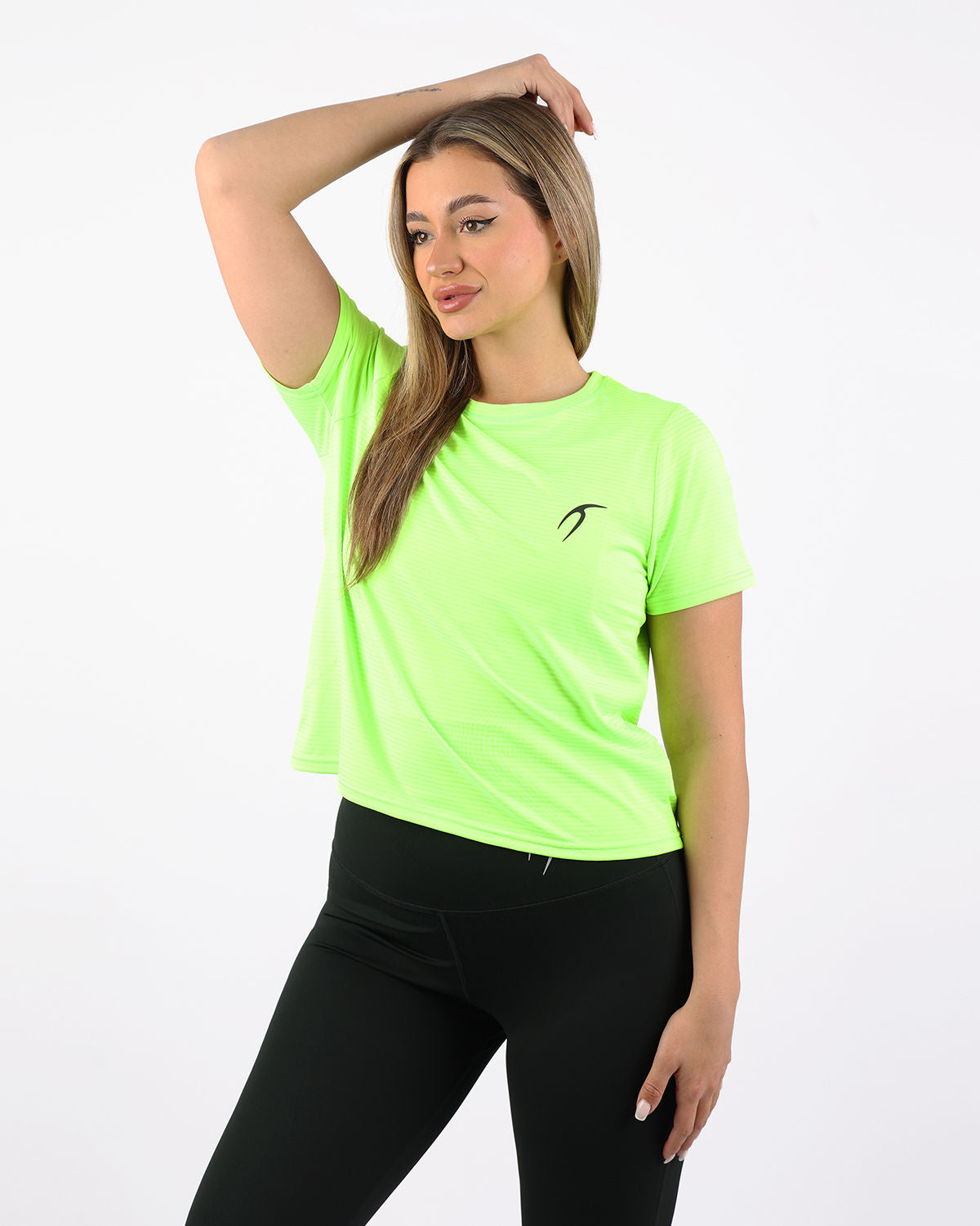 Freedom Short-Sleeves Green Training Top-Atum -25674940