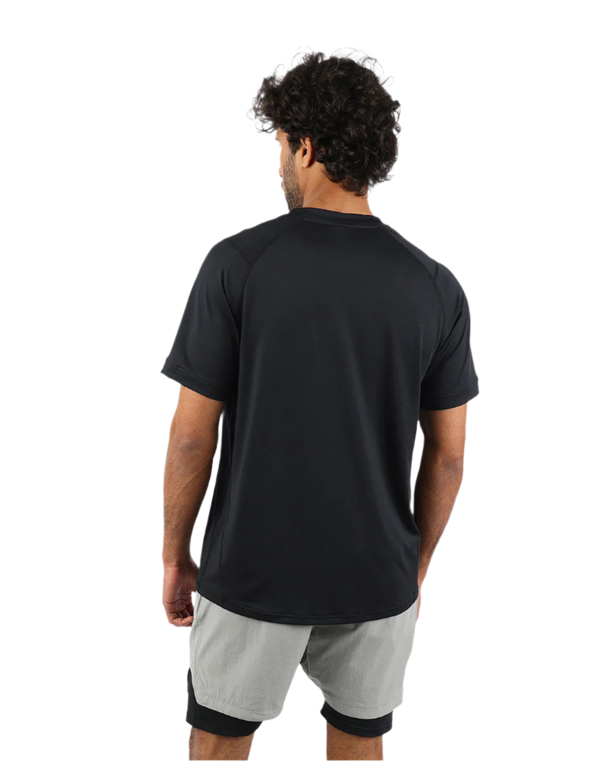 Energy Flow Men's Black T-Shirt-Atum -71959329