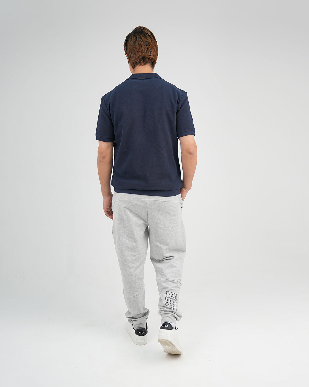 Regular Fit Navy Polo Shirt-Atum -16204180