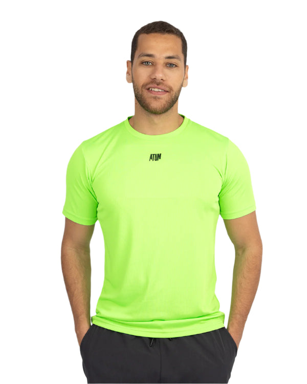 Squat Core Mesh Lime T-Shirt-Atum -81062848