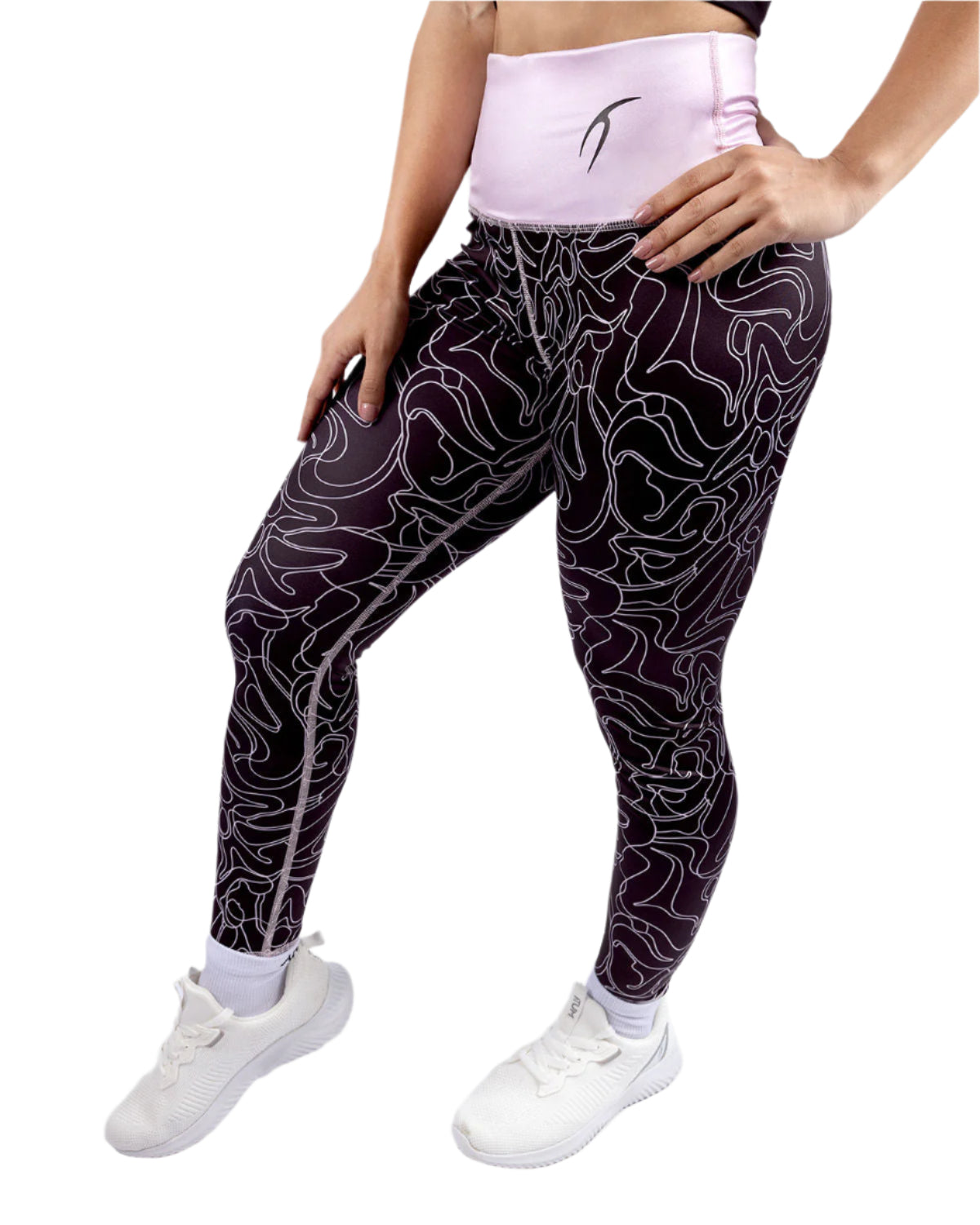 Women's Limitless Black Leggings-Atum -55156515
