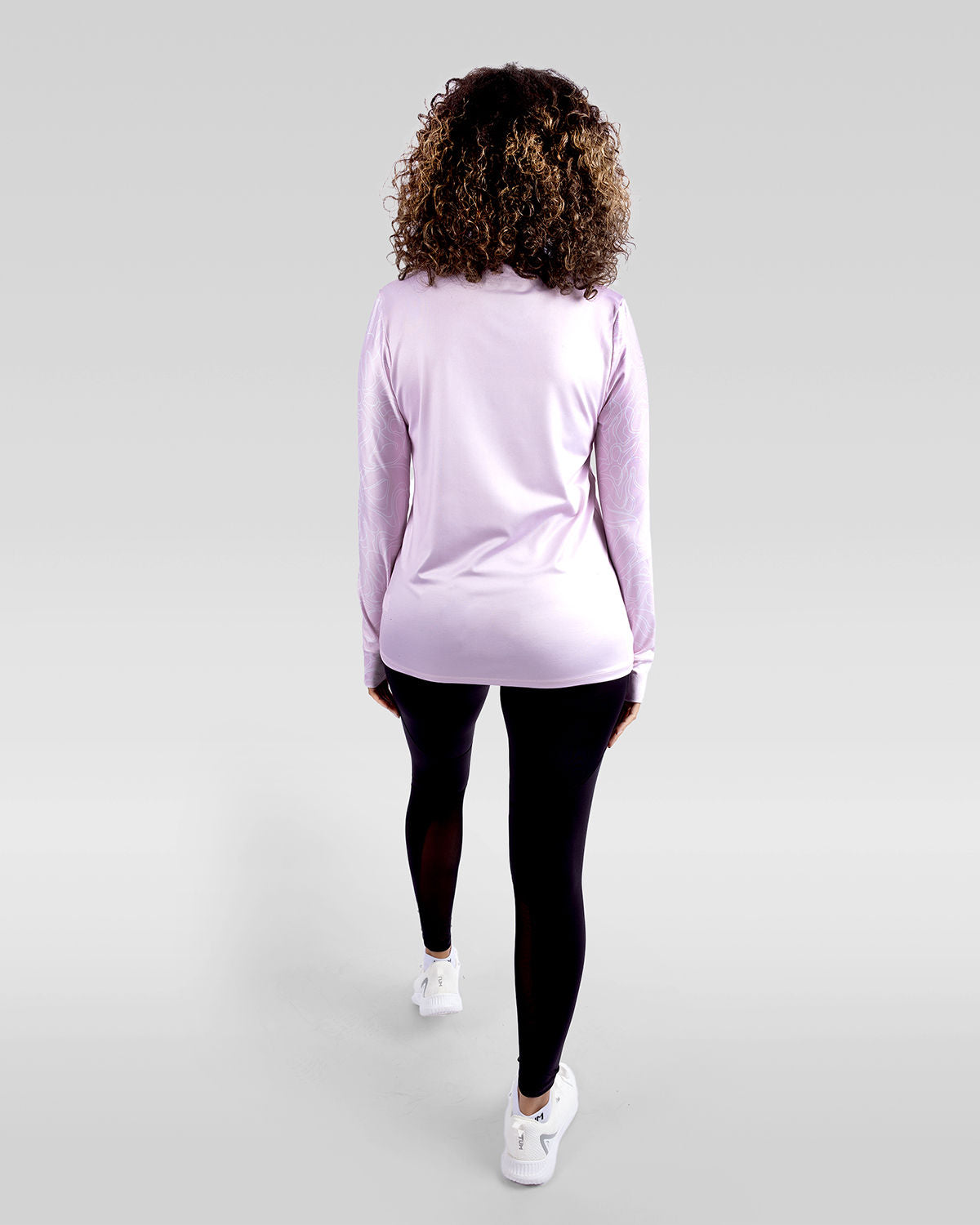 High-Neck Limitless Pink Top-Atum -24155