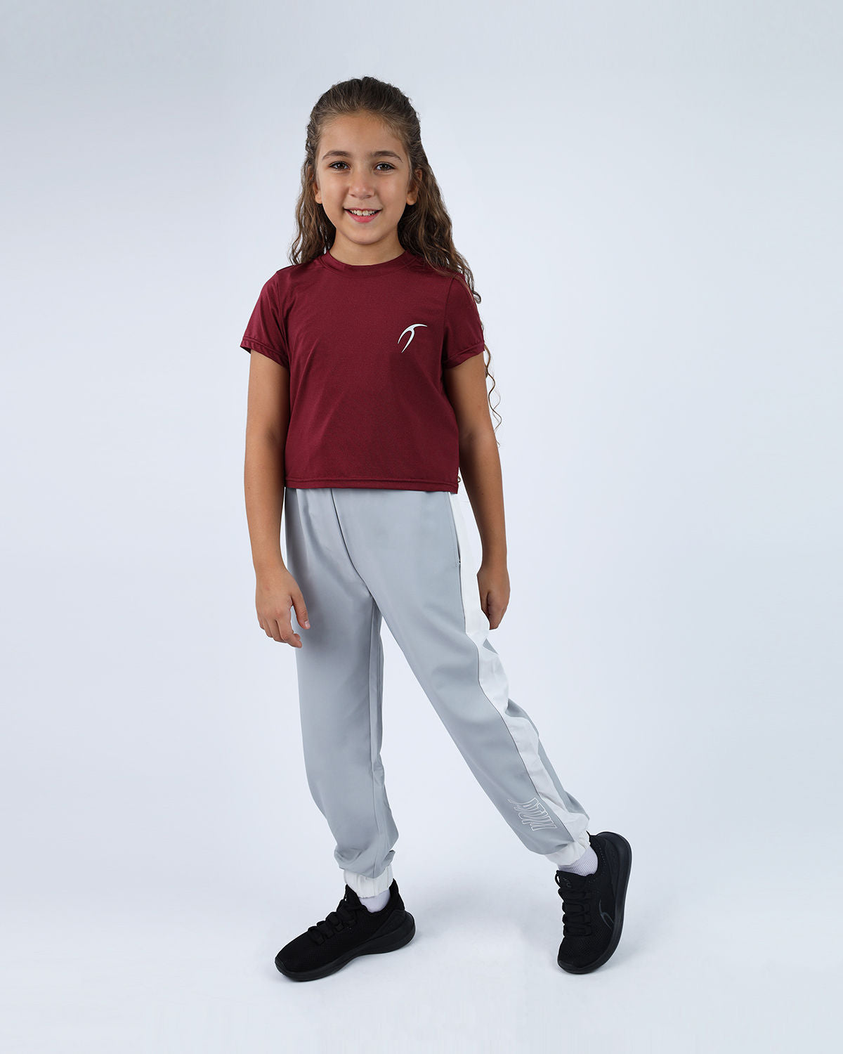 INGAME Short-Sleeve Burgundy T-Shirt-Atum -53685232