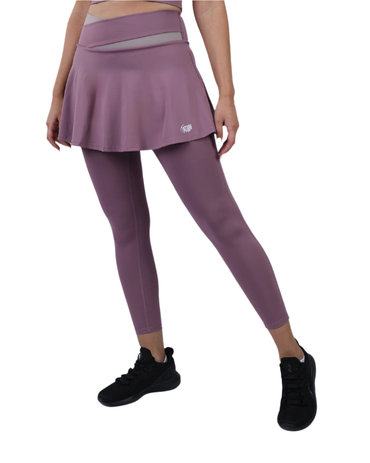 Flexi Flair Skirted Purple Leggings-Atum -49312477