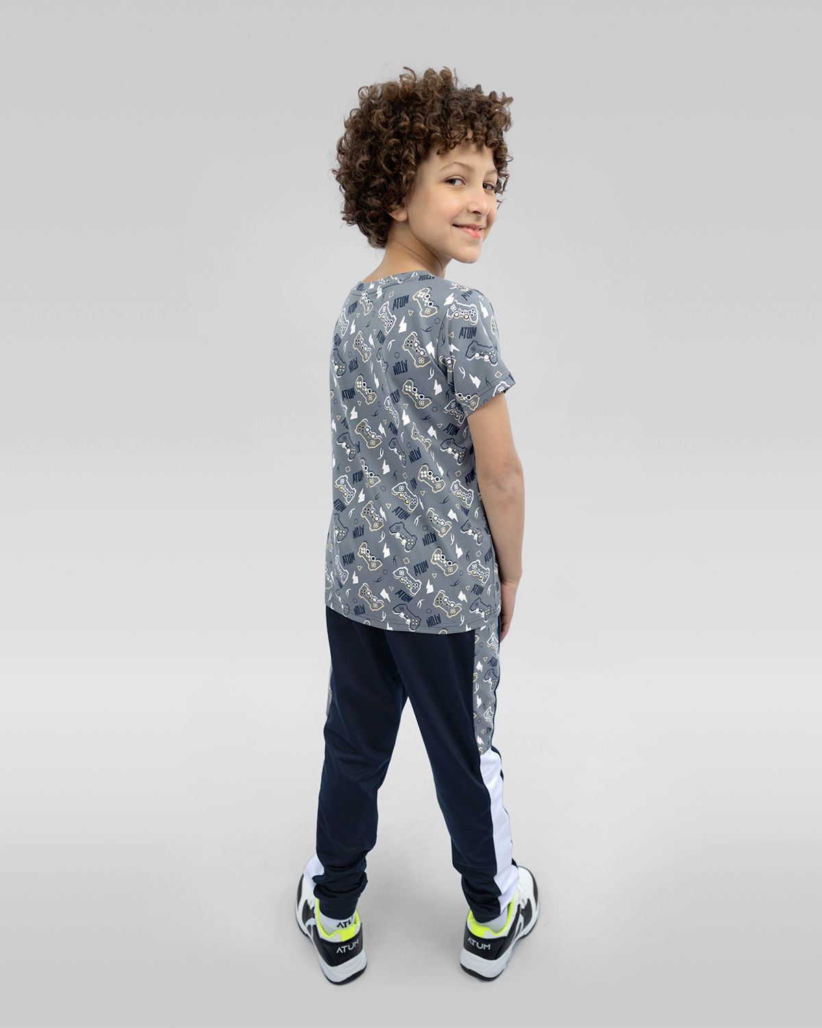 Printed Graphics Gray T-Shirt