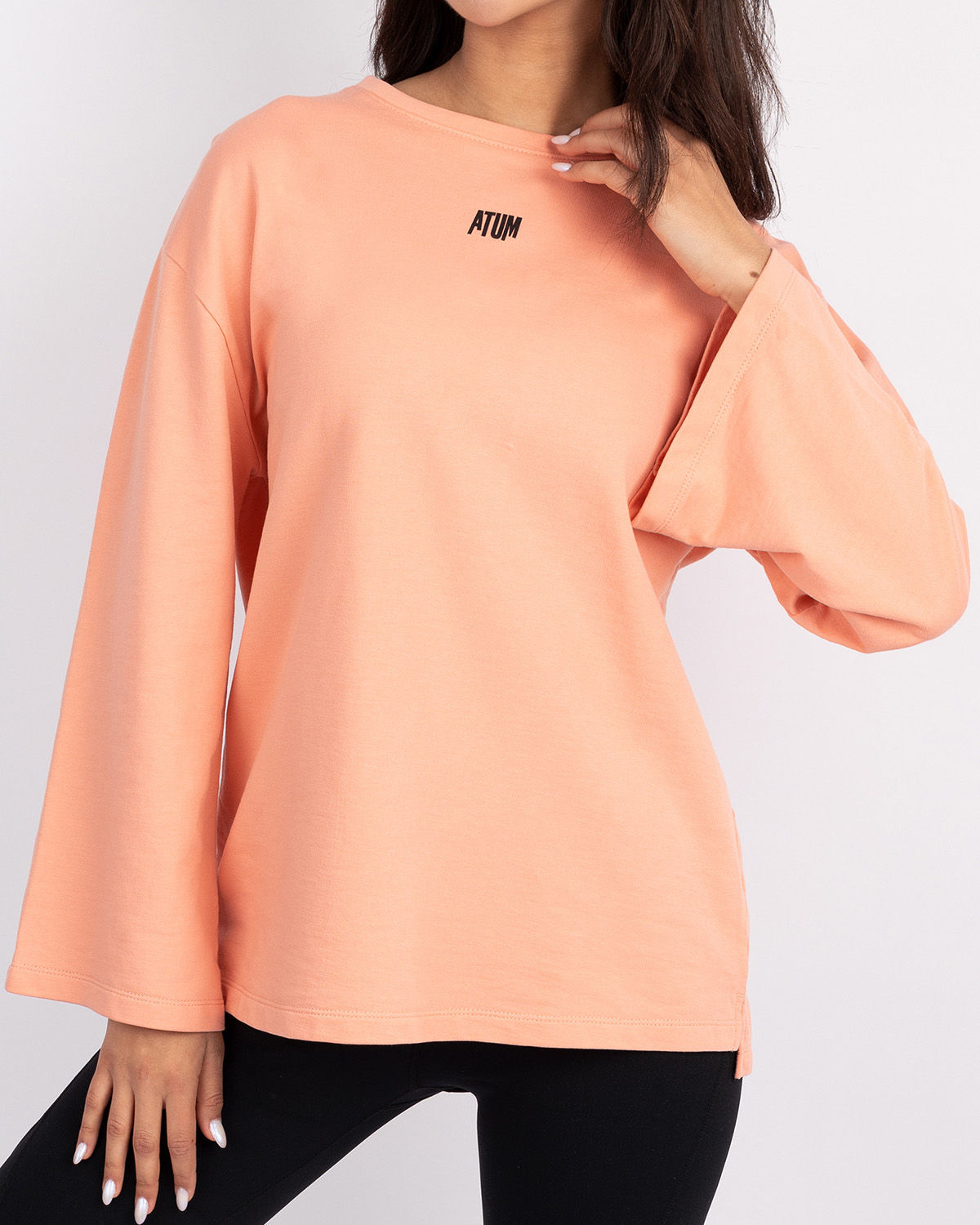 Elegance Oversize Coral T-Shirt-Atum -10628327