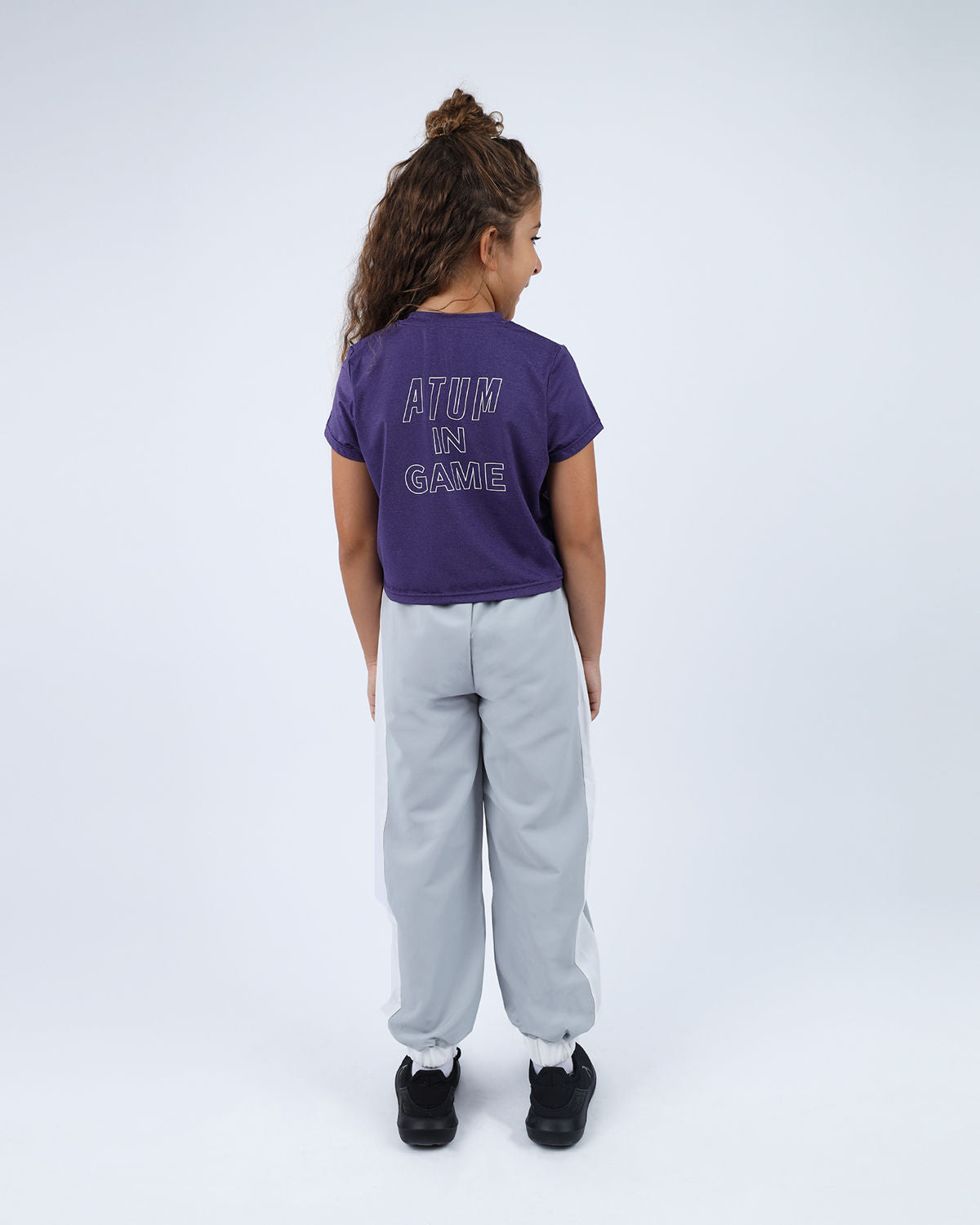 INGAME Short-Sleeve Purple T-Shirt-Atum -37172650