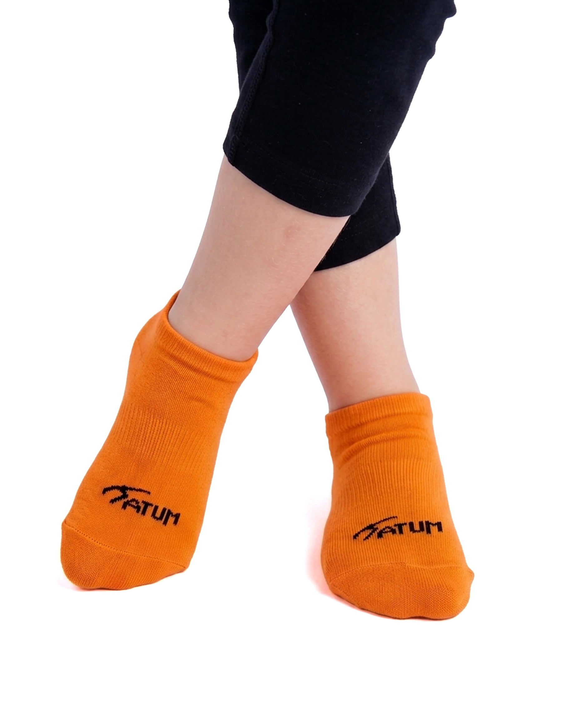 Kids Low-Cut MixOrange Training Socks-Pack of 3-Atum -46568149