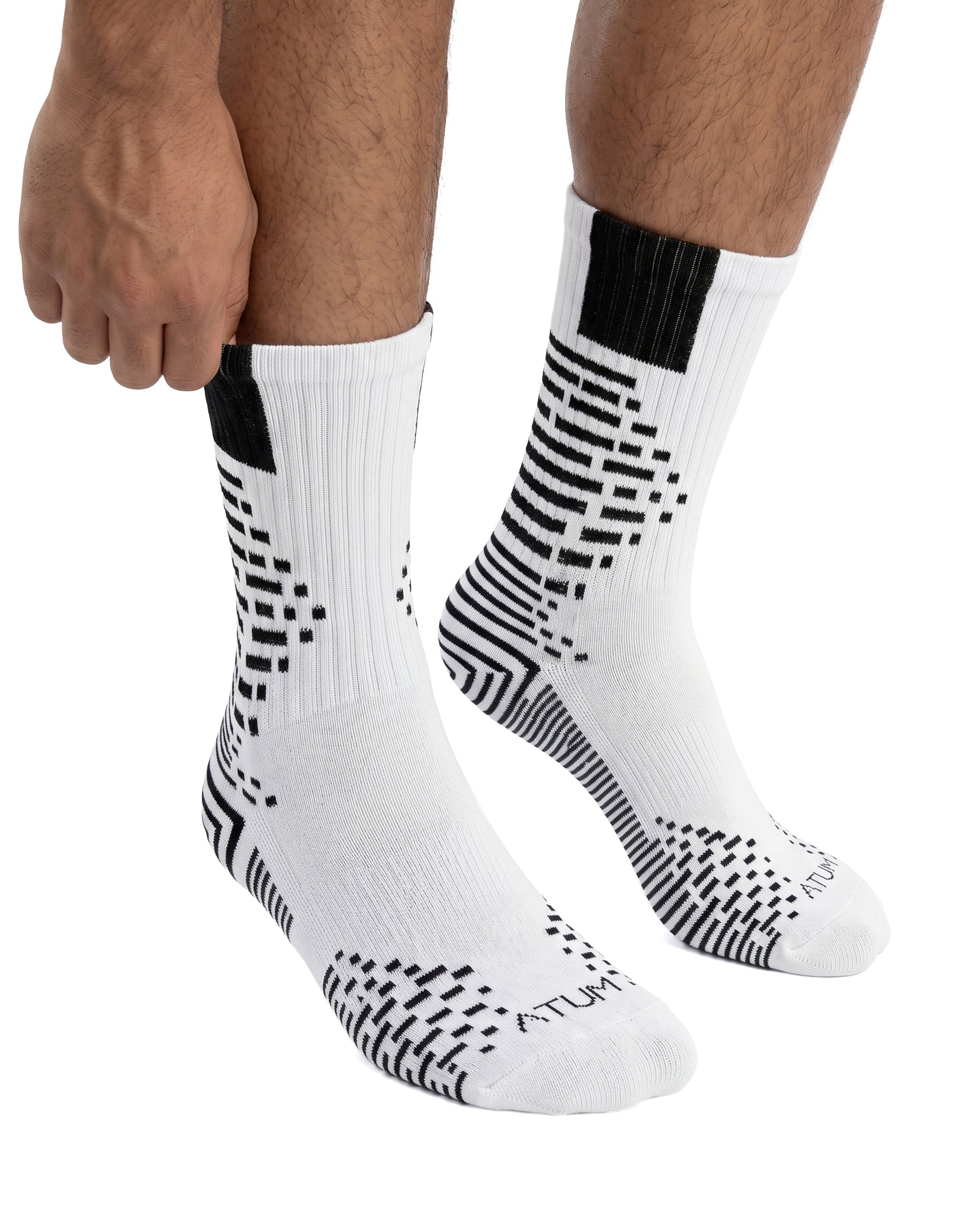 Adults Unisex Long White-Tex Training Socks-Atum -61619508