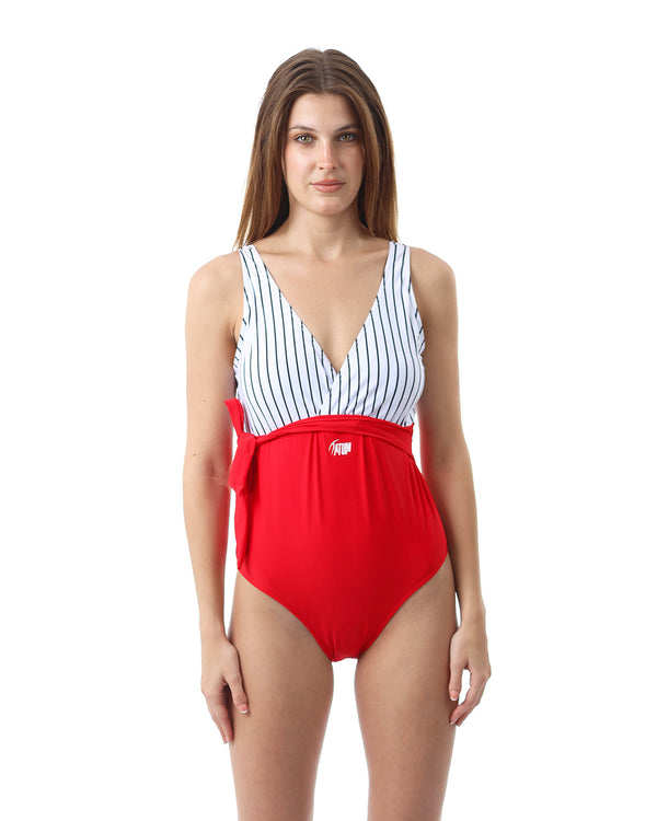 Coastal Charm Red Swimsuit-Atum -33758501