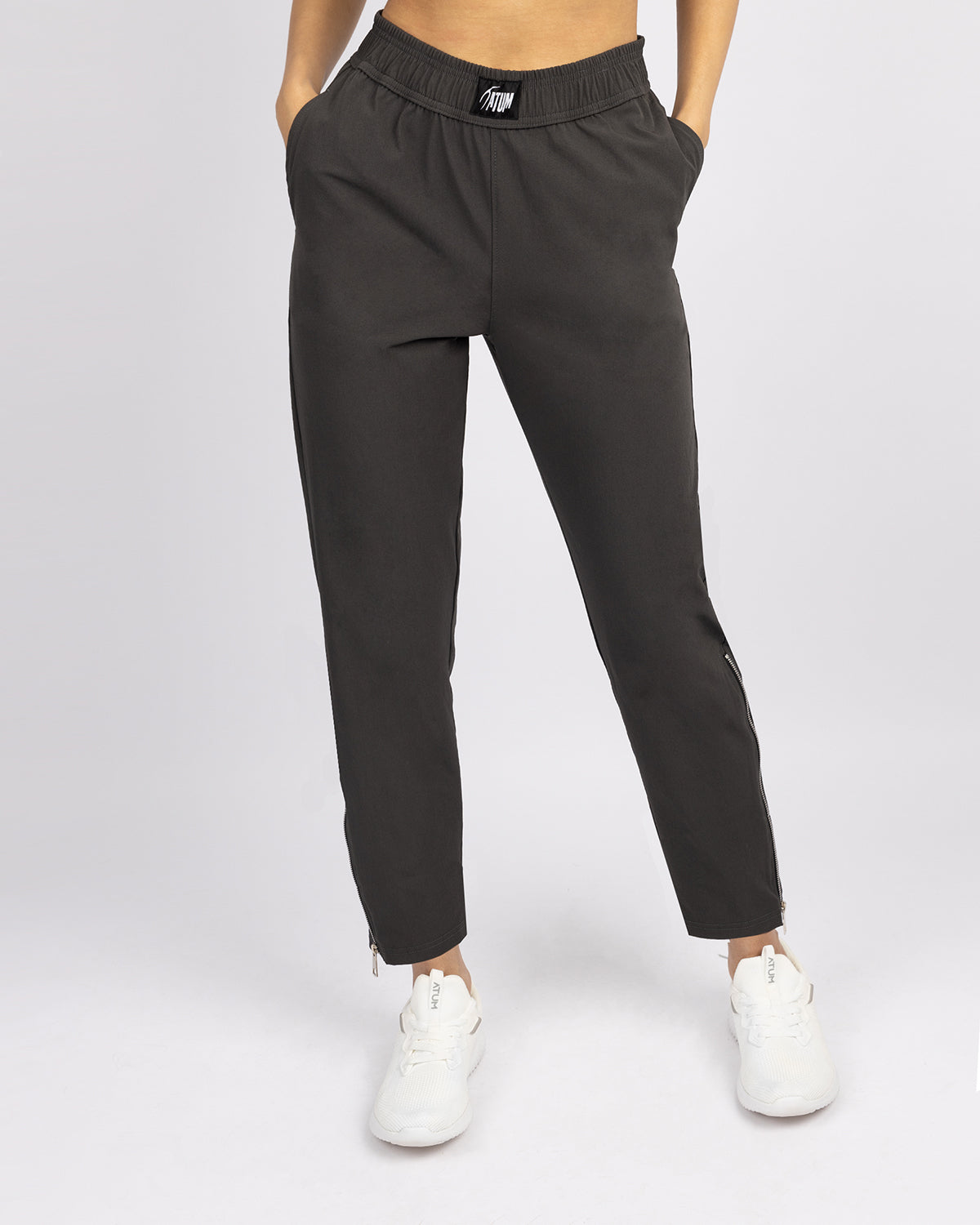 Sports Slit Zipper Women's Pants