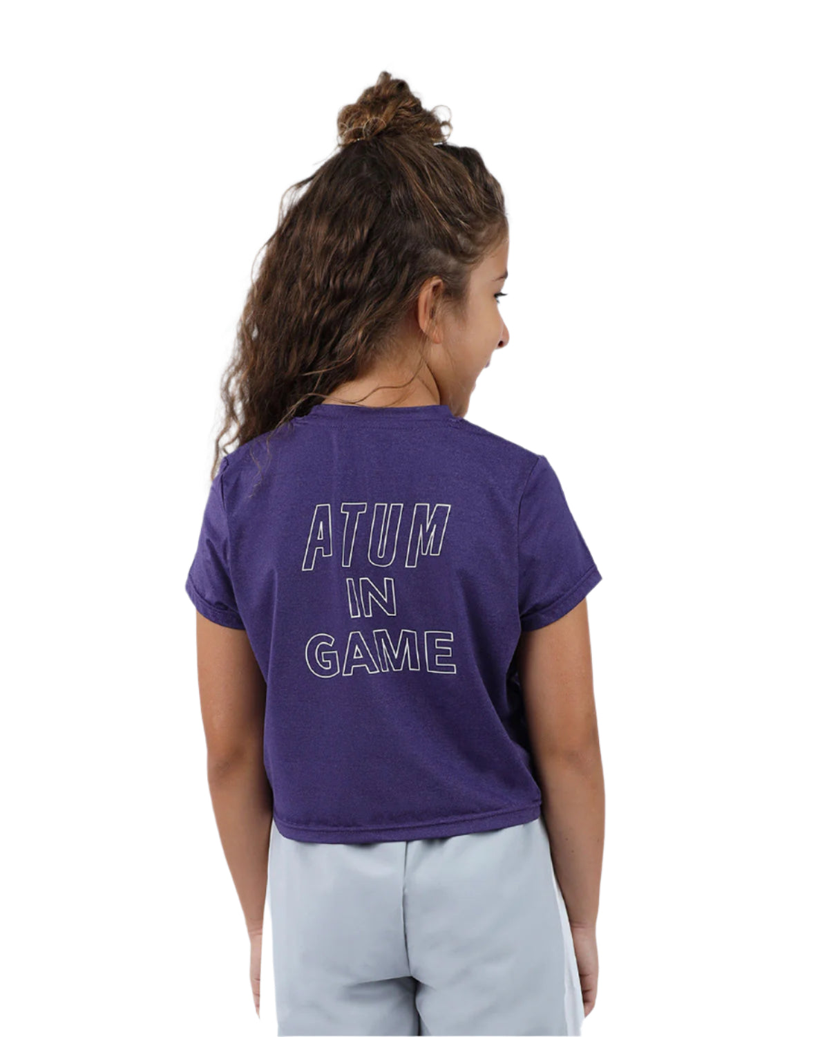 INGAME Short-Sleeve Purple T-Shirt-Atum -57905299