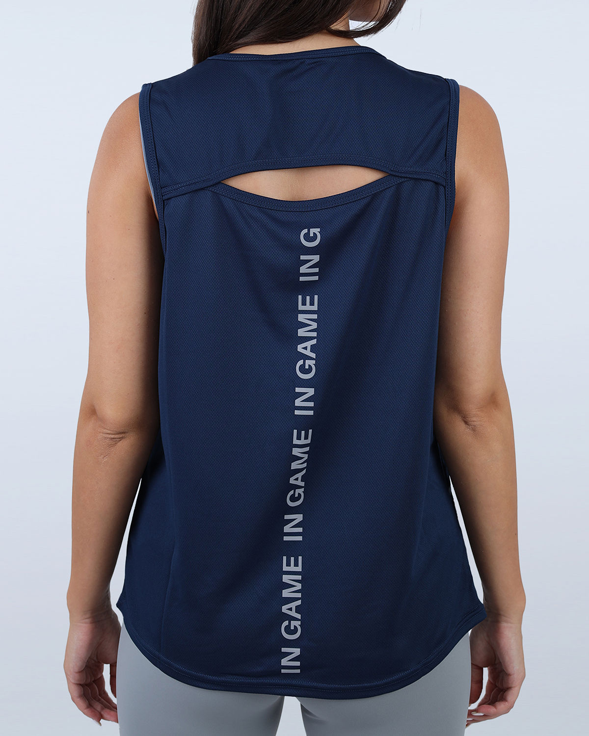 Modal Yoga Blue Tank Top-Atum -59534133
