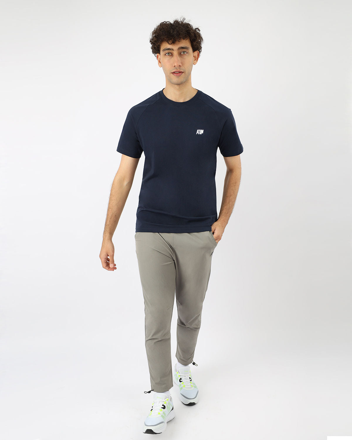 Men's Cotton Navy Teee-Atum -2165073