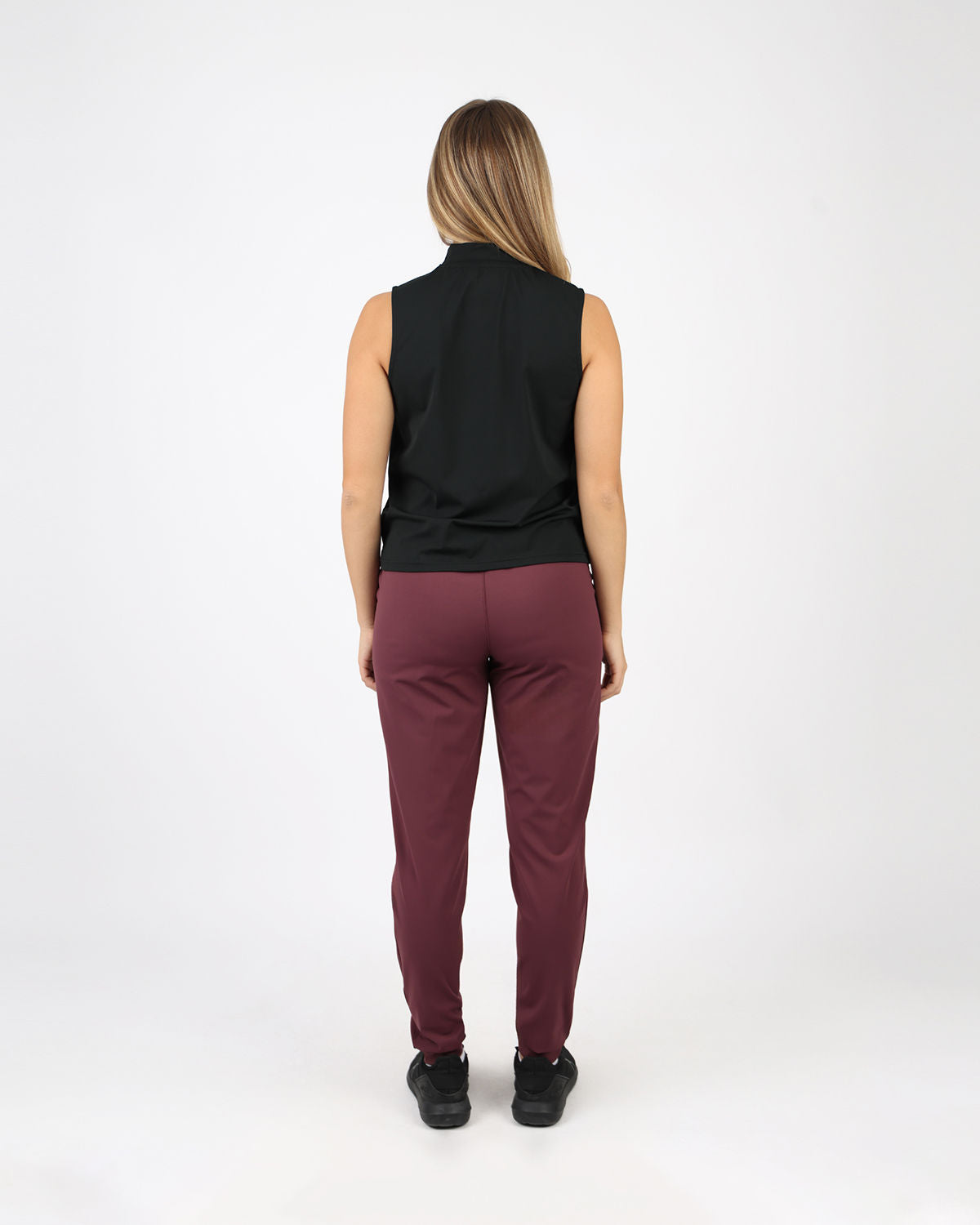Relaxed Fit Burgundy Pants-Atum -29364877