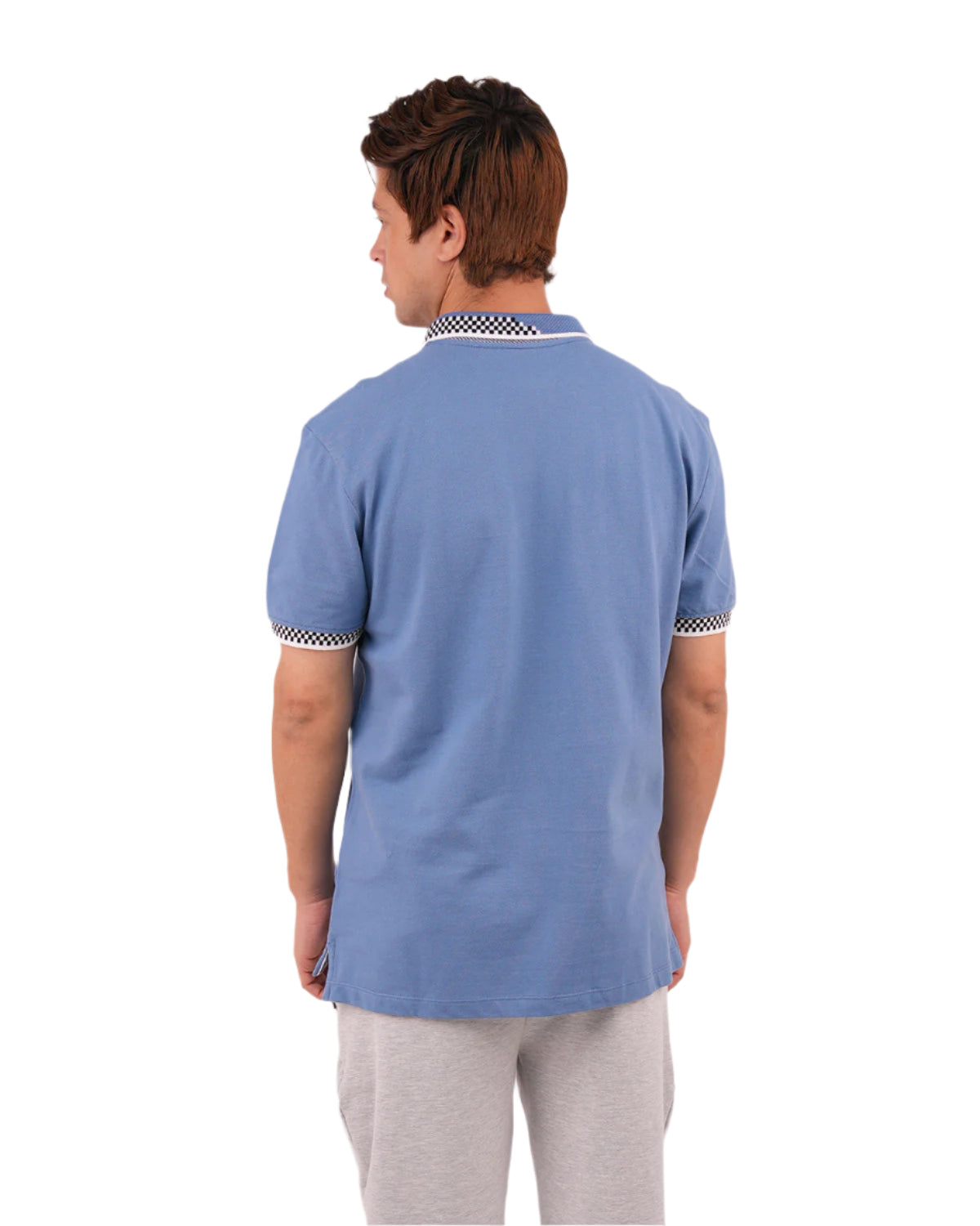 Clashflex Indigo Polo Shirt-Atum -17732811