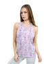 Printed Violet Tank Top