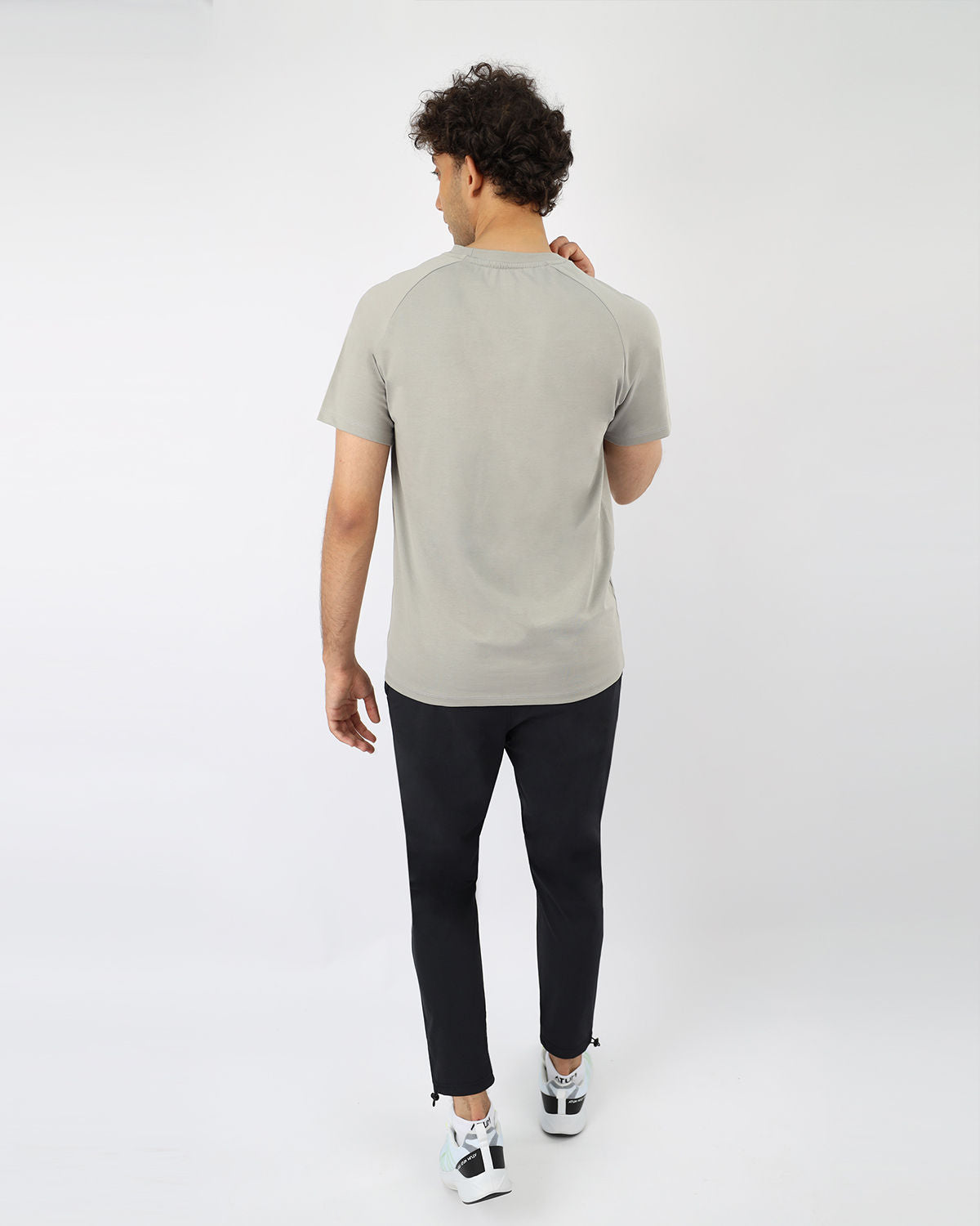 Men's Cotton Gray Teee-Atum -55180280