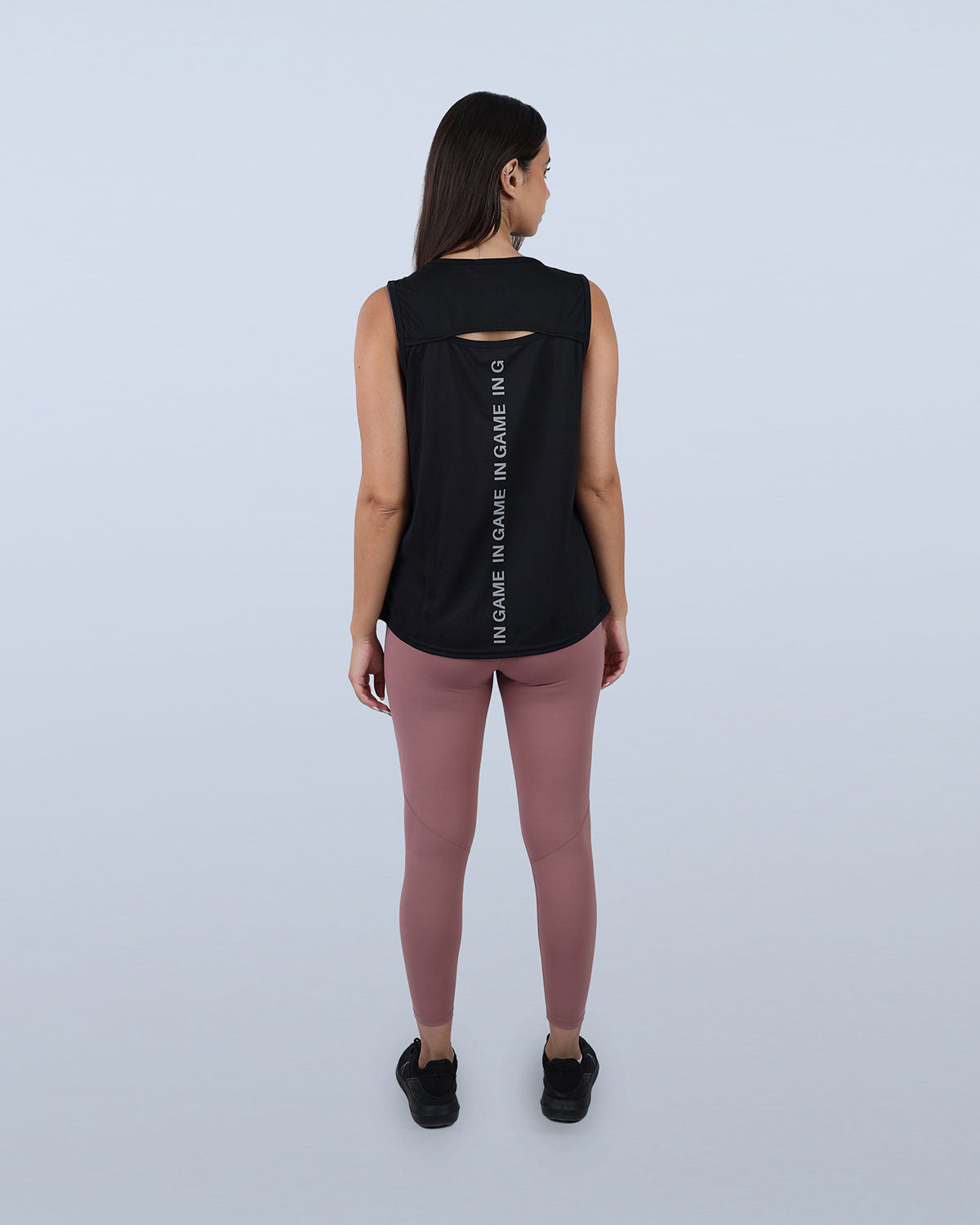 Modal Yoga Black Tank Top-Atum -55976295