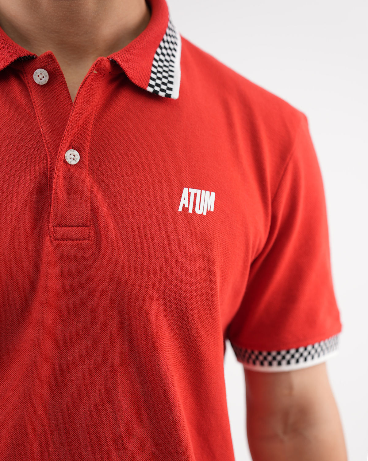 Clashflex Red Polo Shirt-Atum -58731594