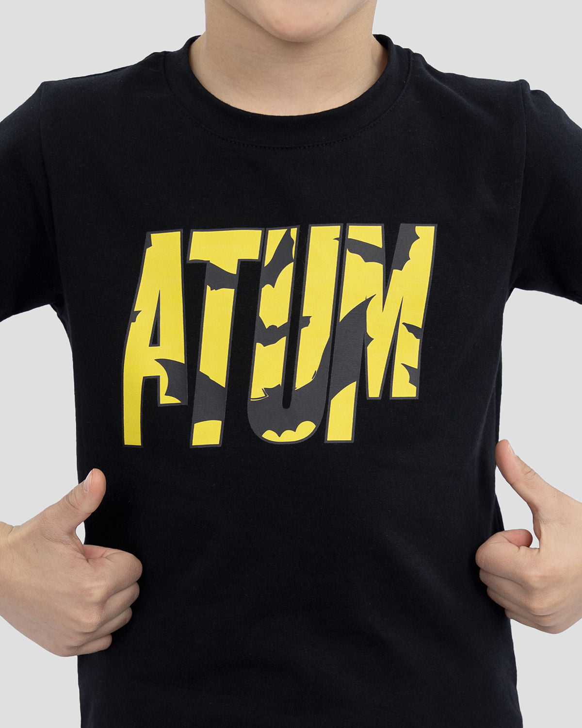 Super Hero Boy's Yellow T-Shirt-Atum -91221368