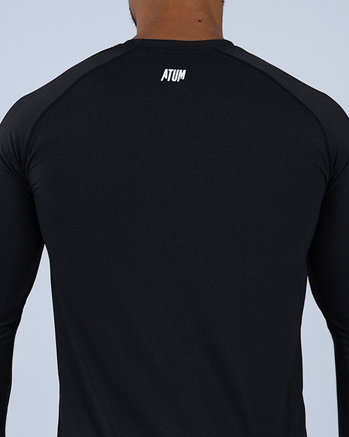 Long Sleeve Running Black Tee-Atum -59052840