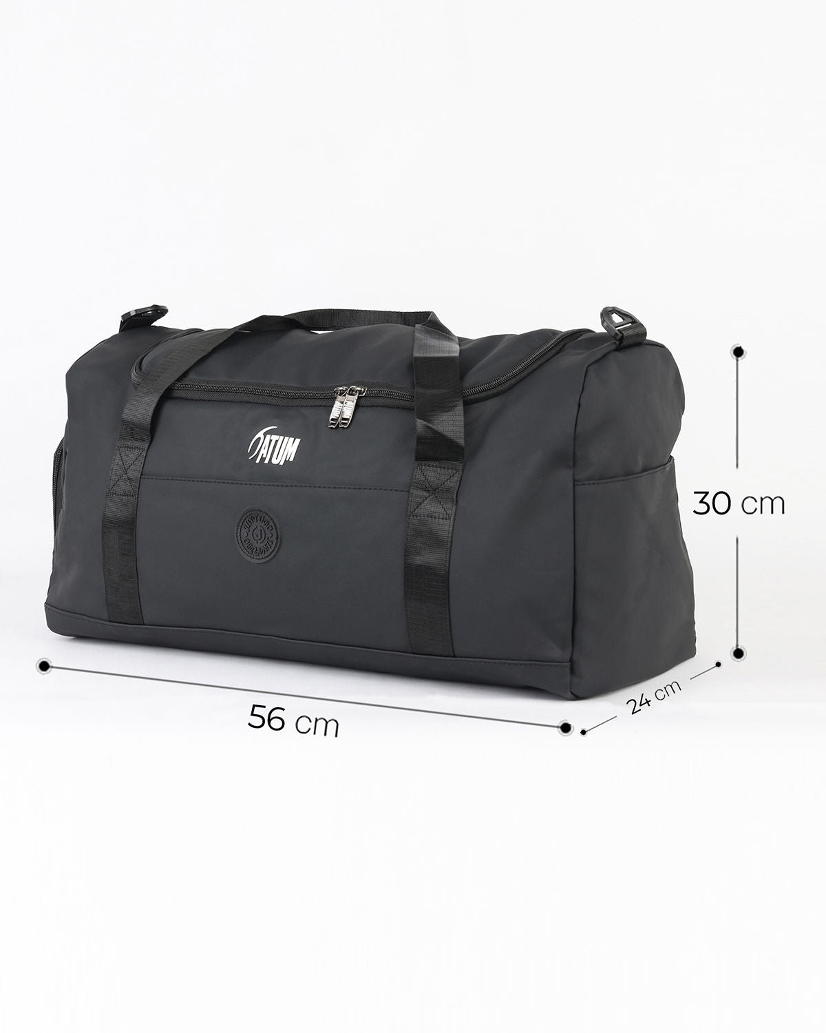 Elite Travel Black Duffel Bag-Atum -82581301