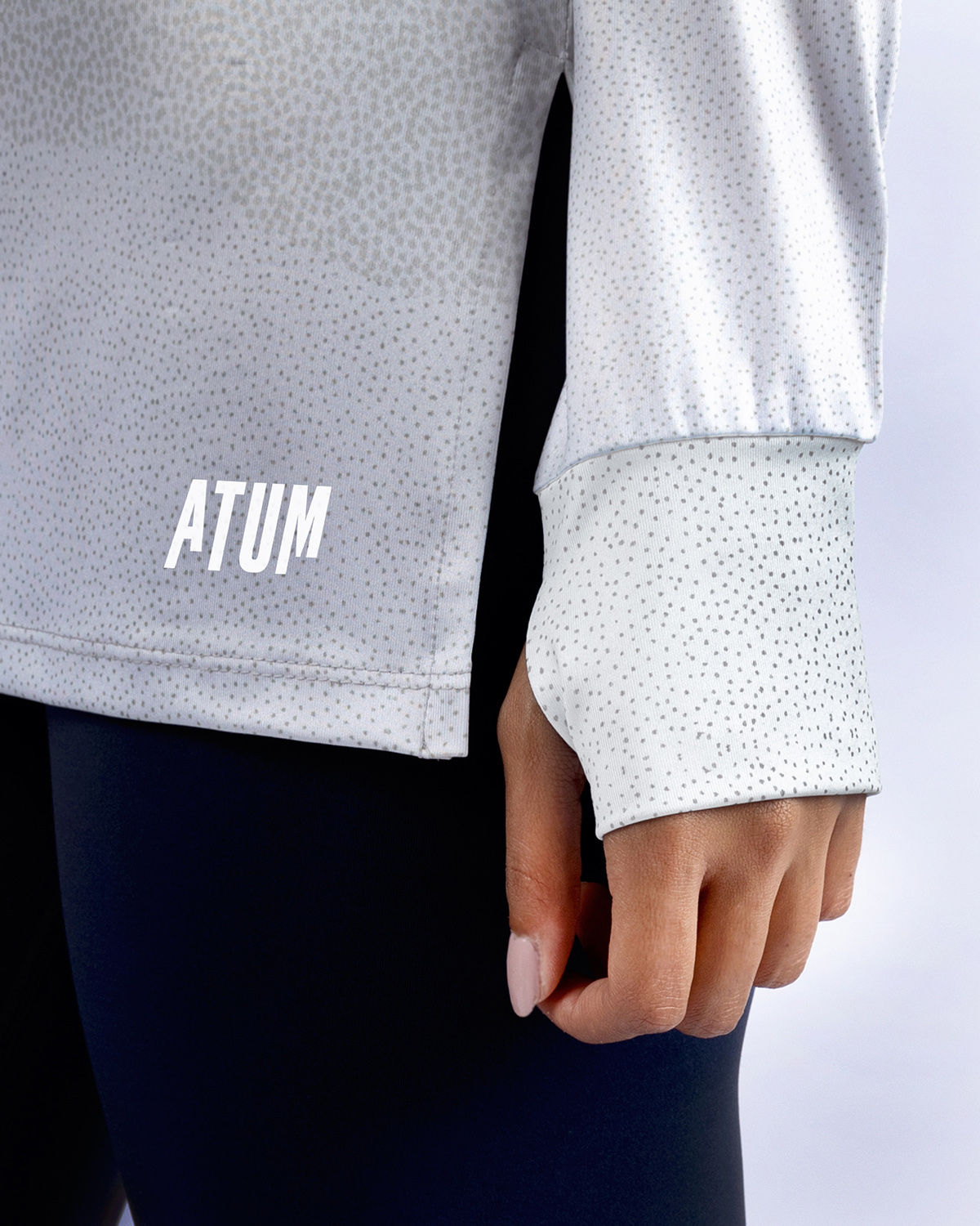 Women's Gradient Blue Top-Atum -3035704
