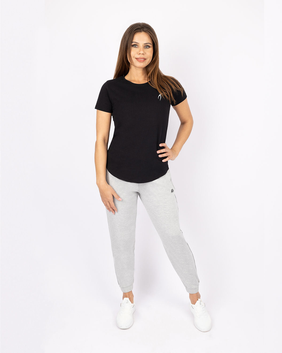 Women's Sport Gray Sweatpants-Atum -82302789