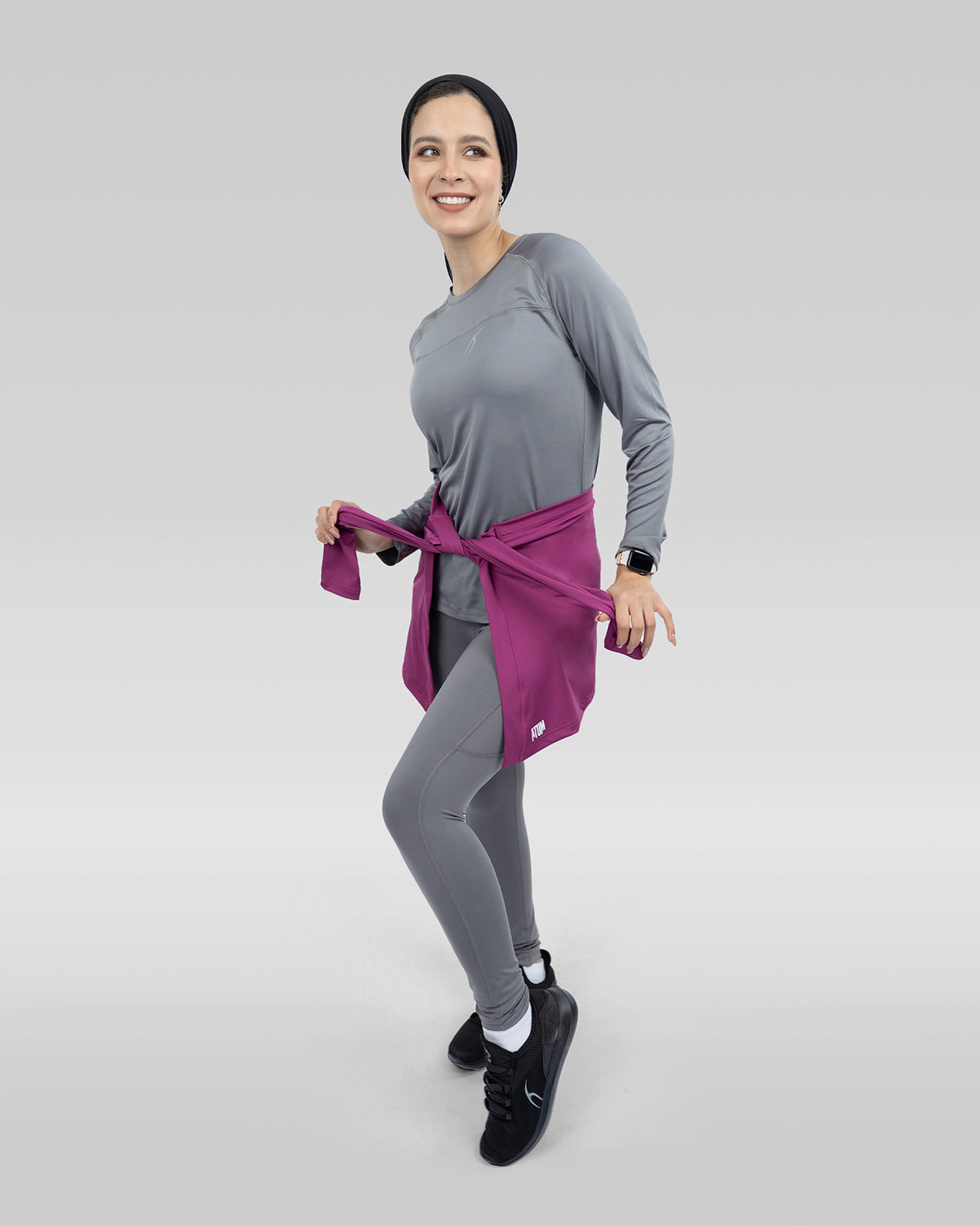 Violet Hip Tie Cover-UP-Atum -90829692
