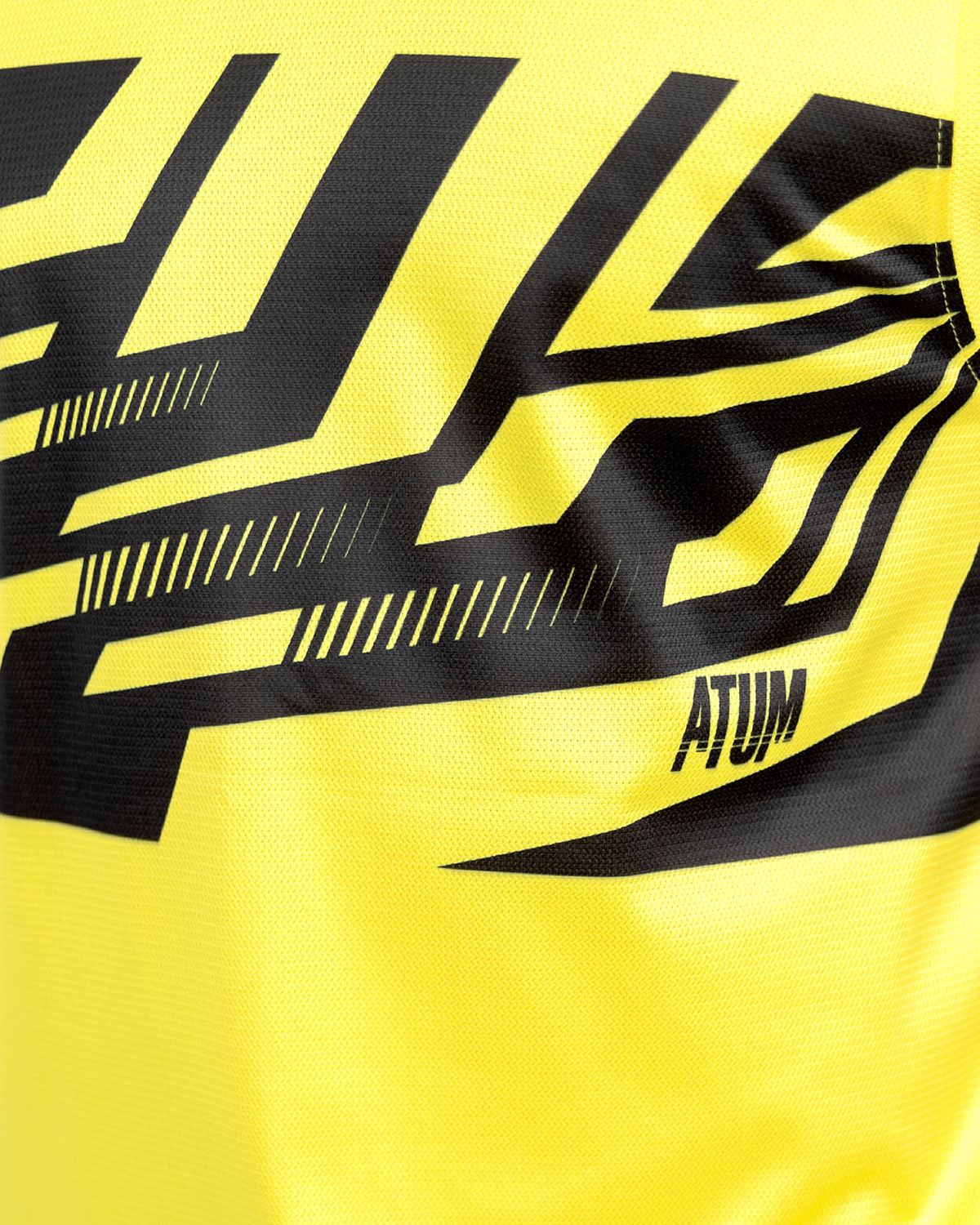 Men's Printed Yellow Tank Top-Atum -63387214