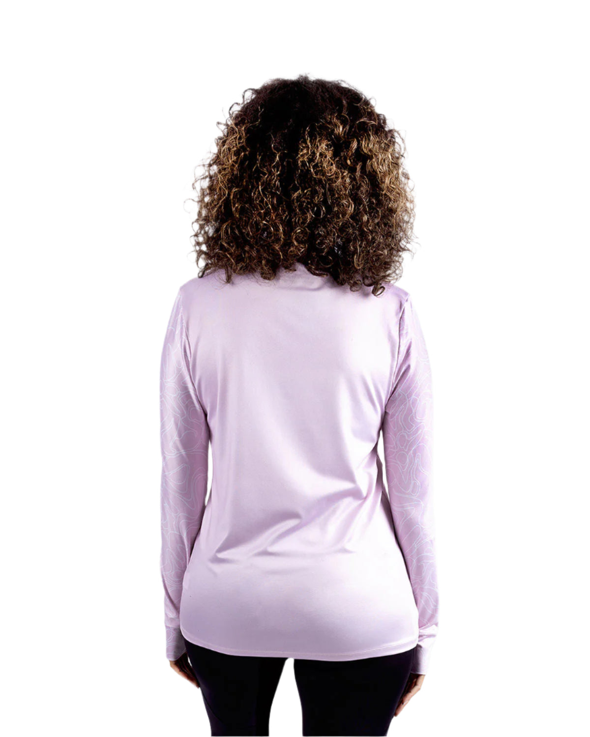 High-Neck Limitless Pink Top-Atum -65611977