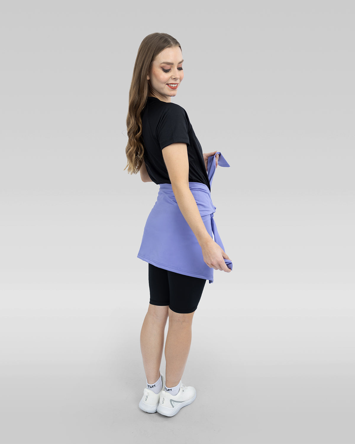 Purple Hip Tie Cover-UP-Atum -45640388