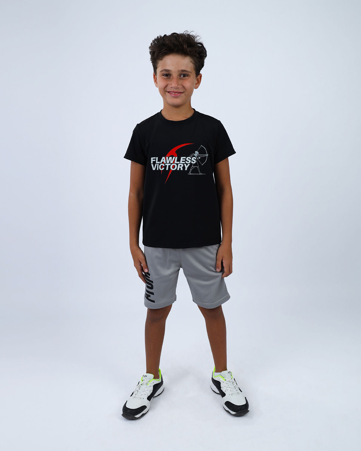 Knight Victory Sports Black T-Shirt-Atum -80752947