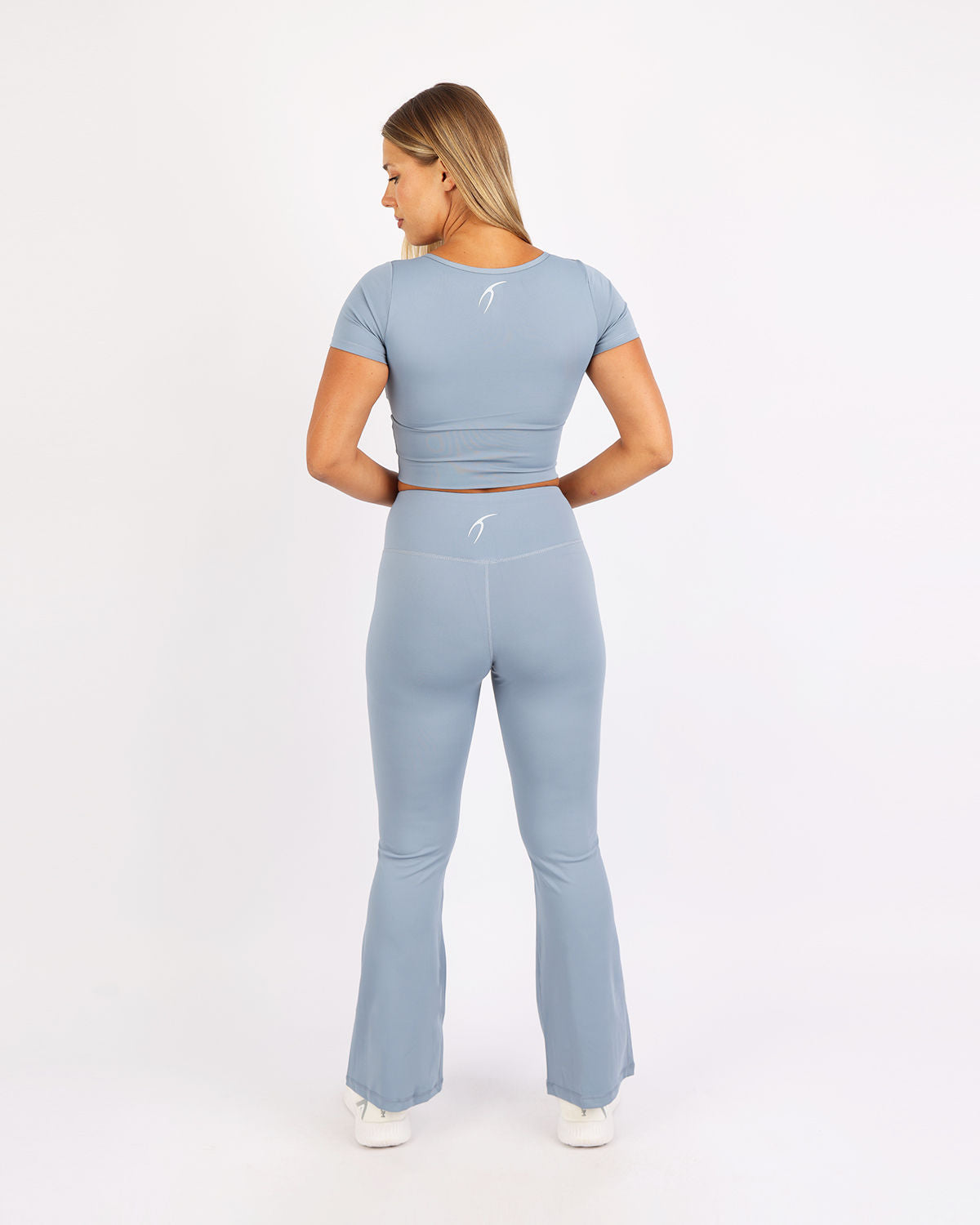 Serenity Sculpt Blue Crop Top-Atum -45566175