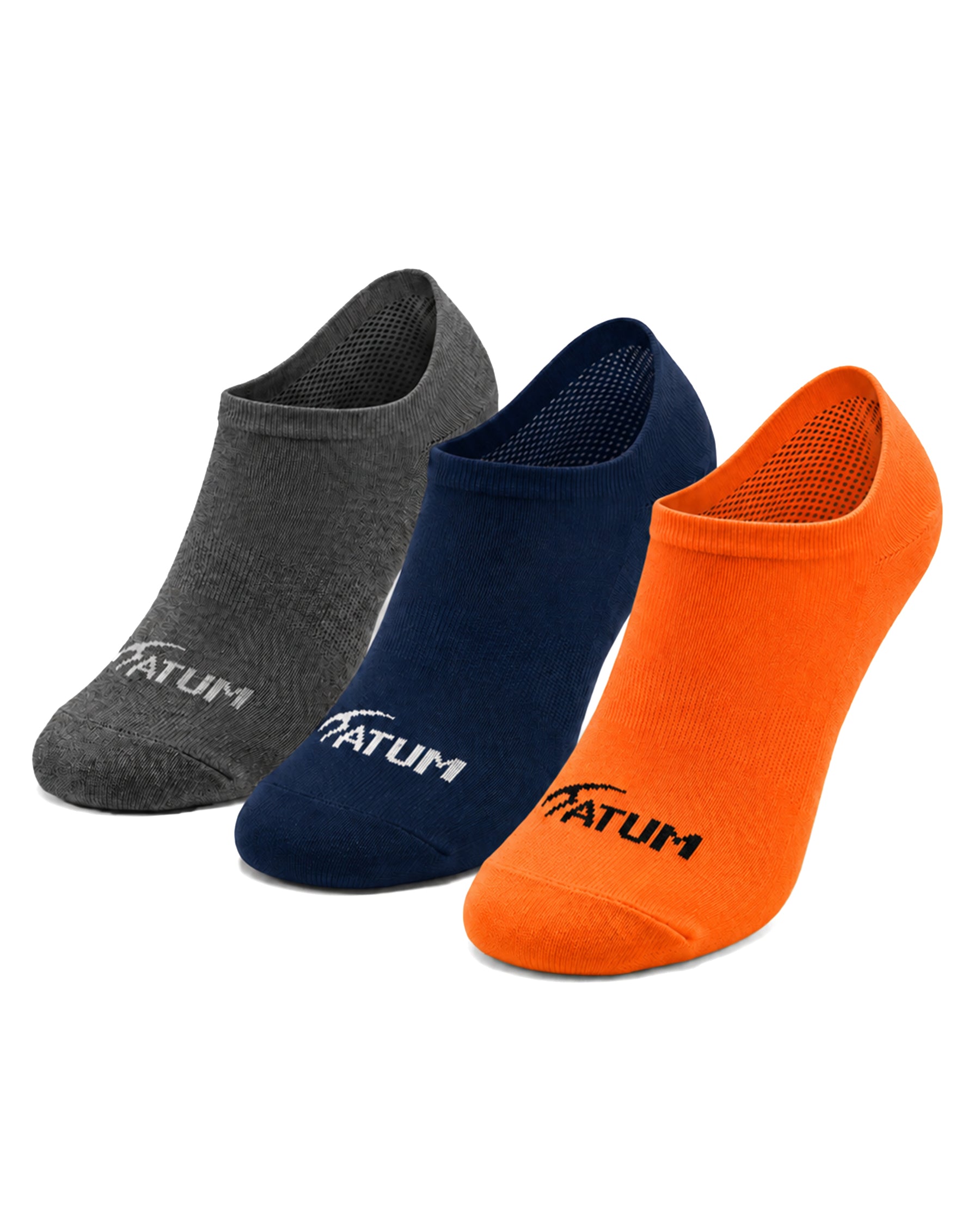 Adults Low-Cut MixOrange Training Socks-Pack of 3-Atum -23716678