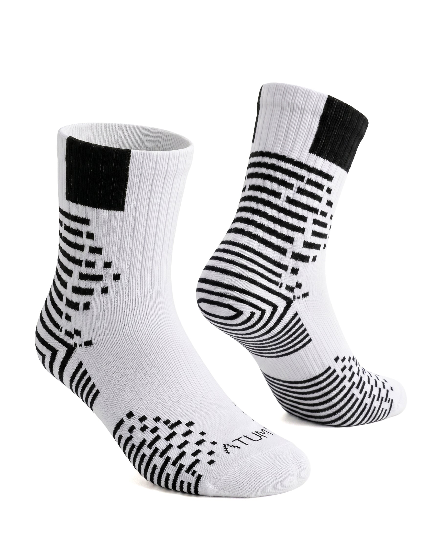 Kids Mid-Crew White-Tex Training Socks-Atum -5962609