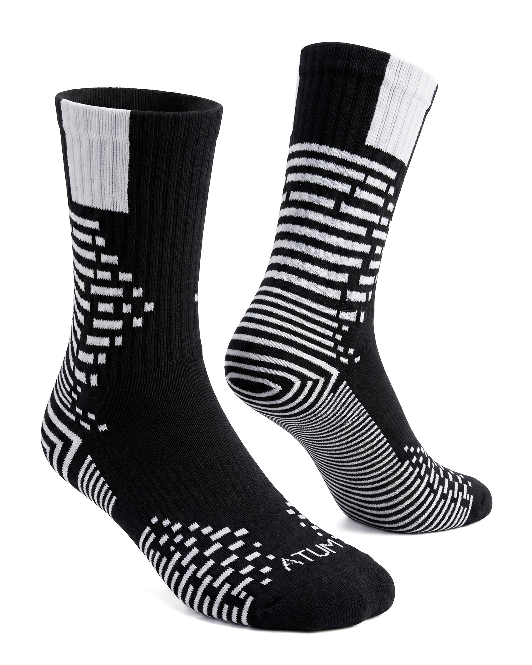 Adults Unisex Long Black-Tex Training Socks-Atum -73647923