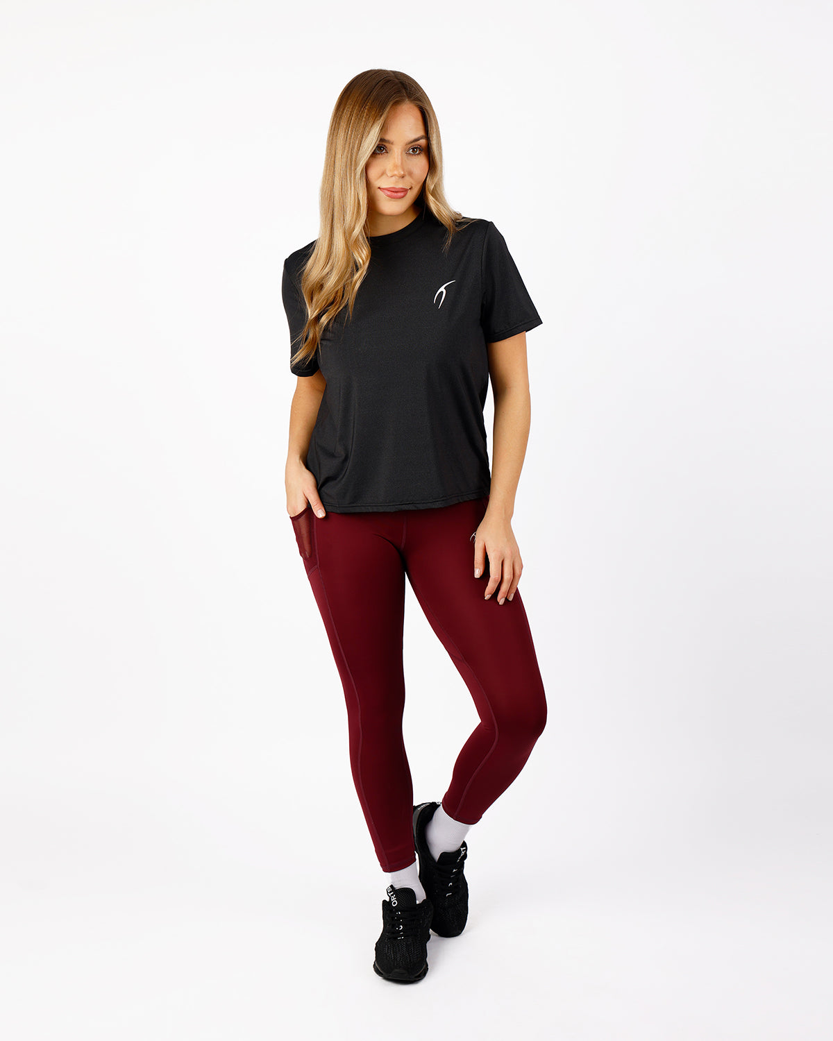Hyper Short-Sleeves Black Training Top-Atum -55998181