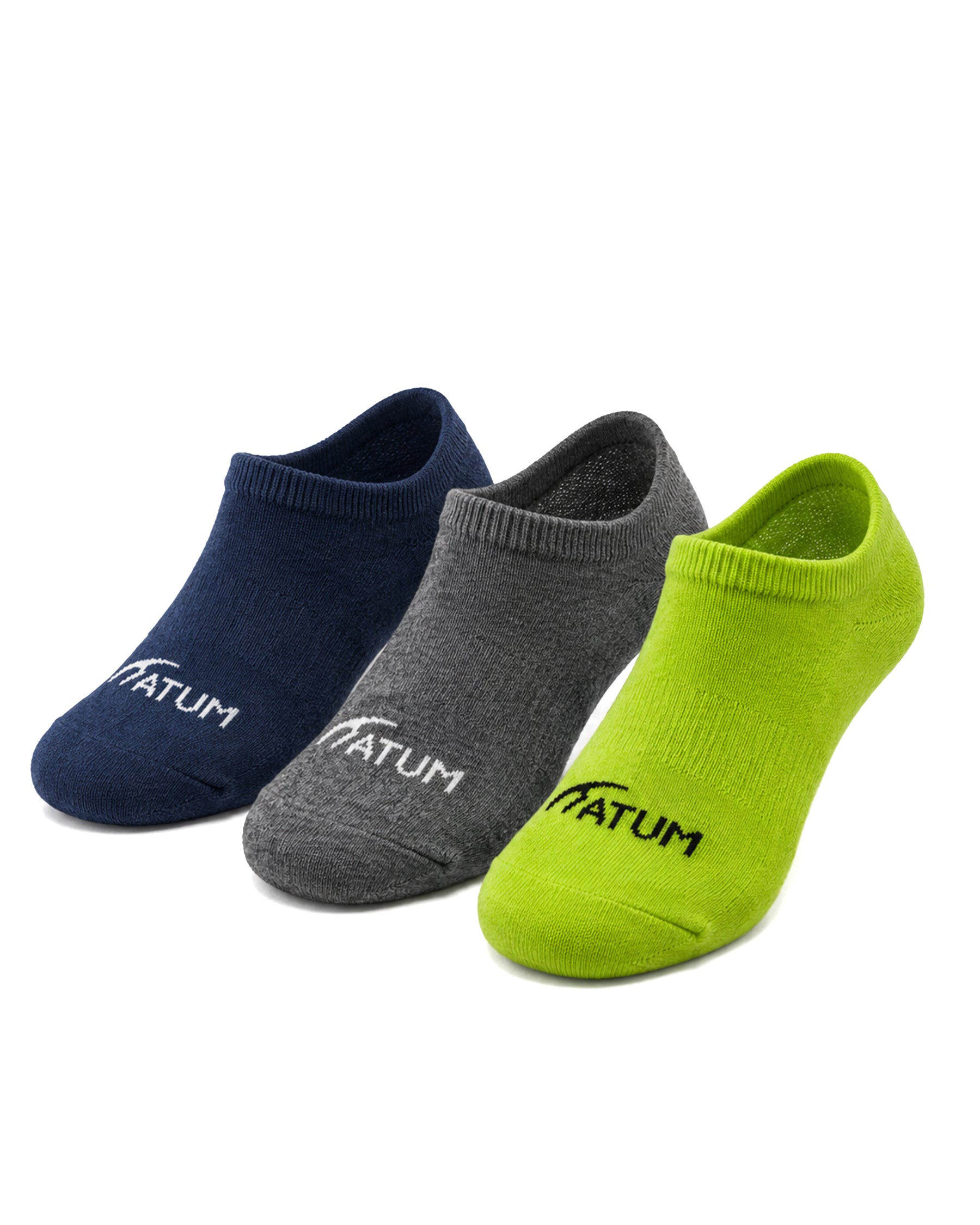 Kids Low-Cut MixGreen Training Socks-Pack of 3-Atum -13852861