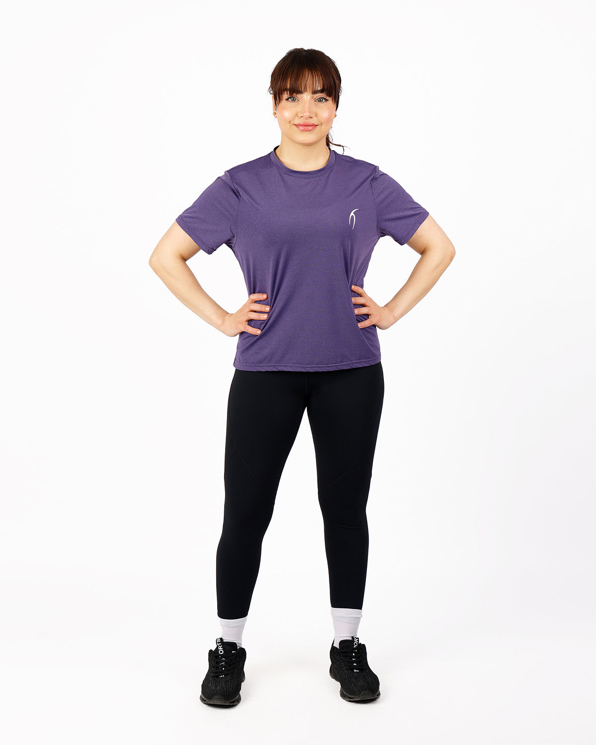 Hyper Short-Sleeves Purple Training Top-Atum -51939374