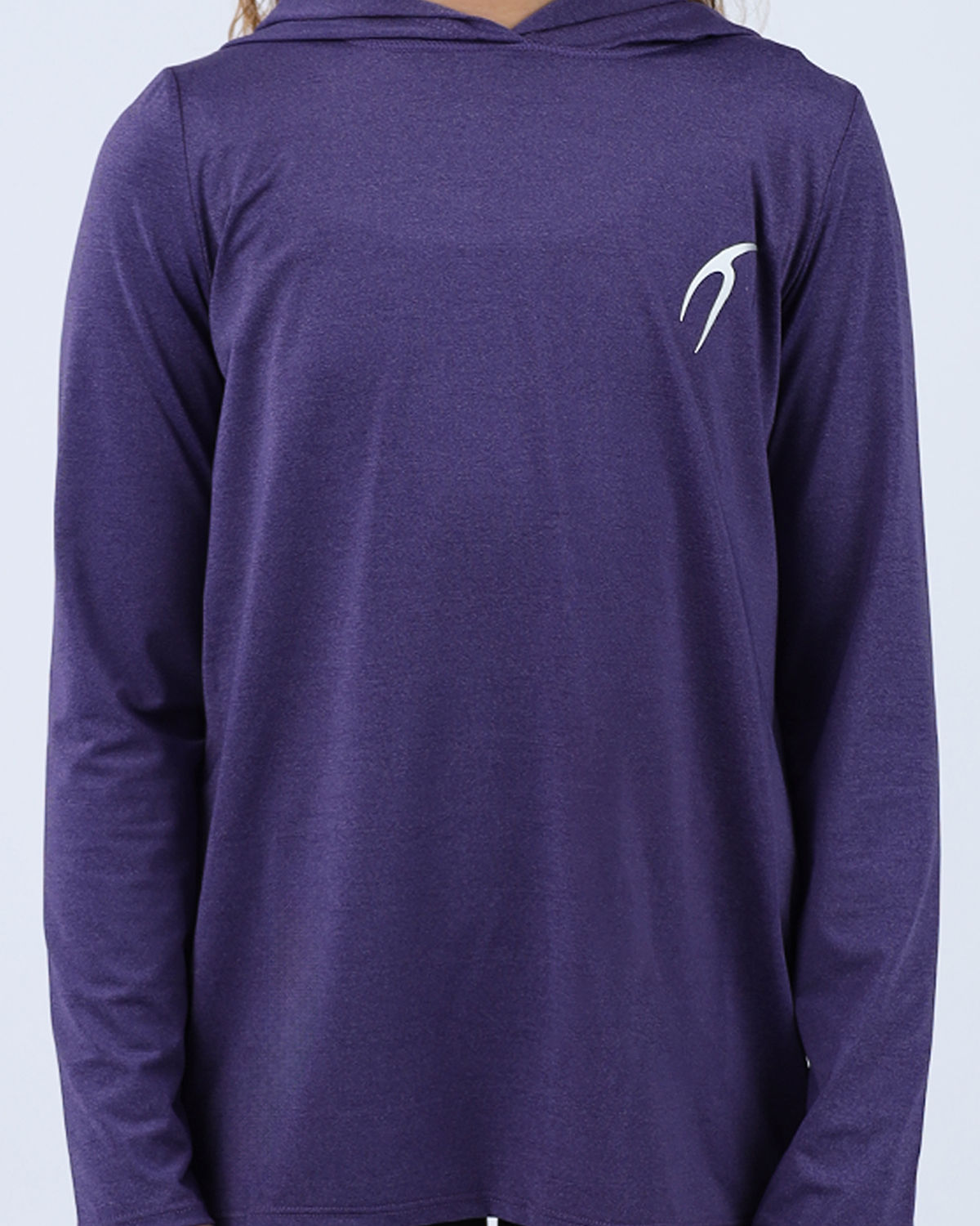 Vivid Long-Sleeve Purple Hoodie-Atum -77422551