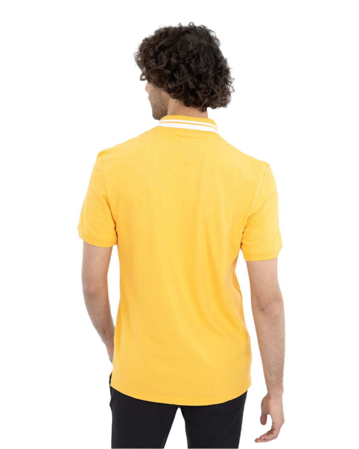 Splash Men's Gold Polo Shirt-Atum -8193514