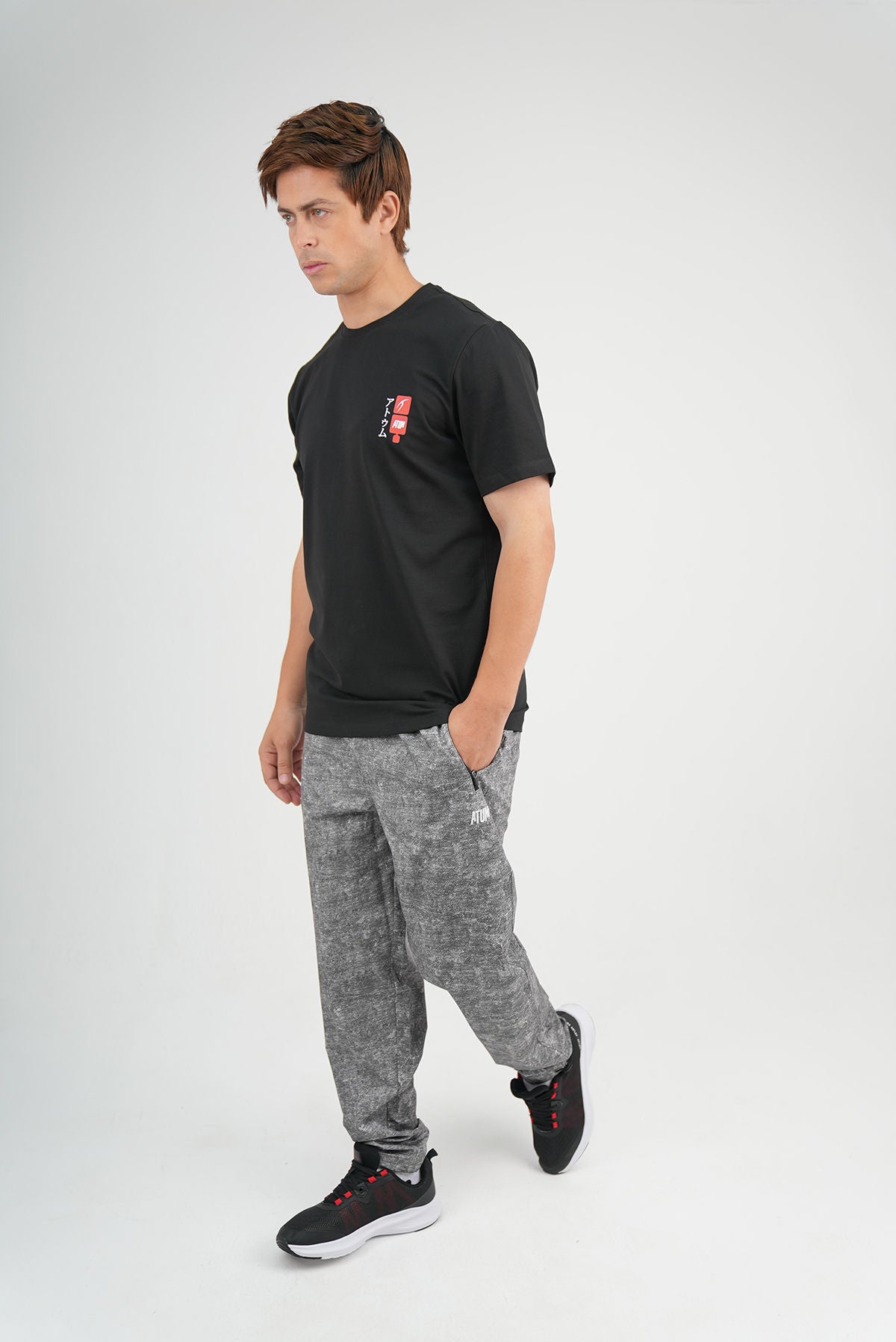Dragon Strike Graphic Black T-Shirt-Atum -84915197