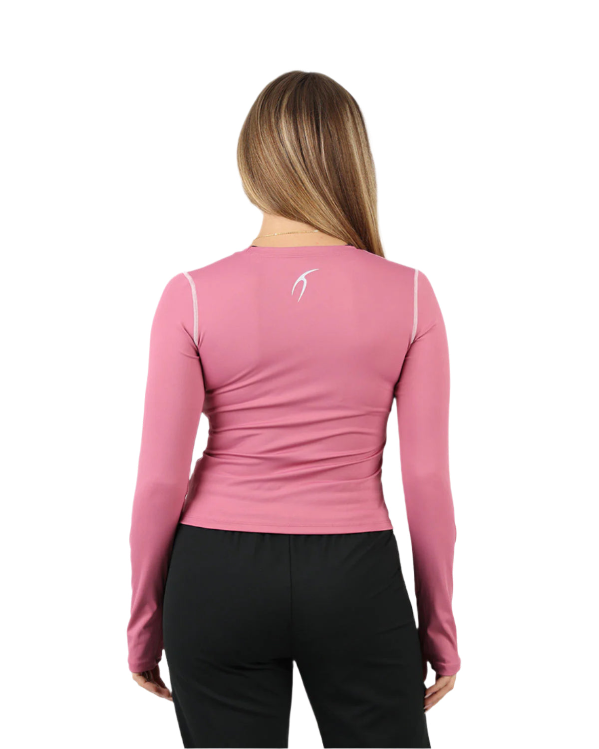Streamline Long Slevess Women's Rose Top-Atum -24202617