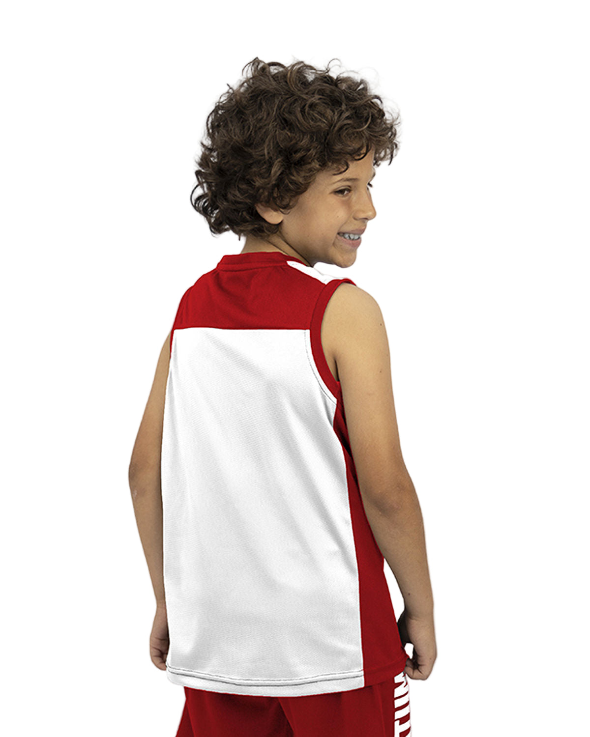 Basic Vneck Red Tank Top-Atum -71703636