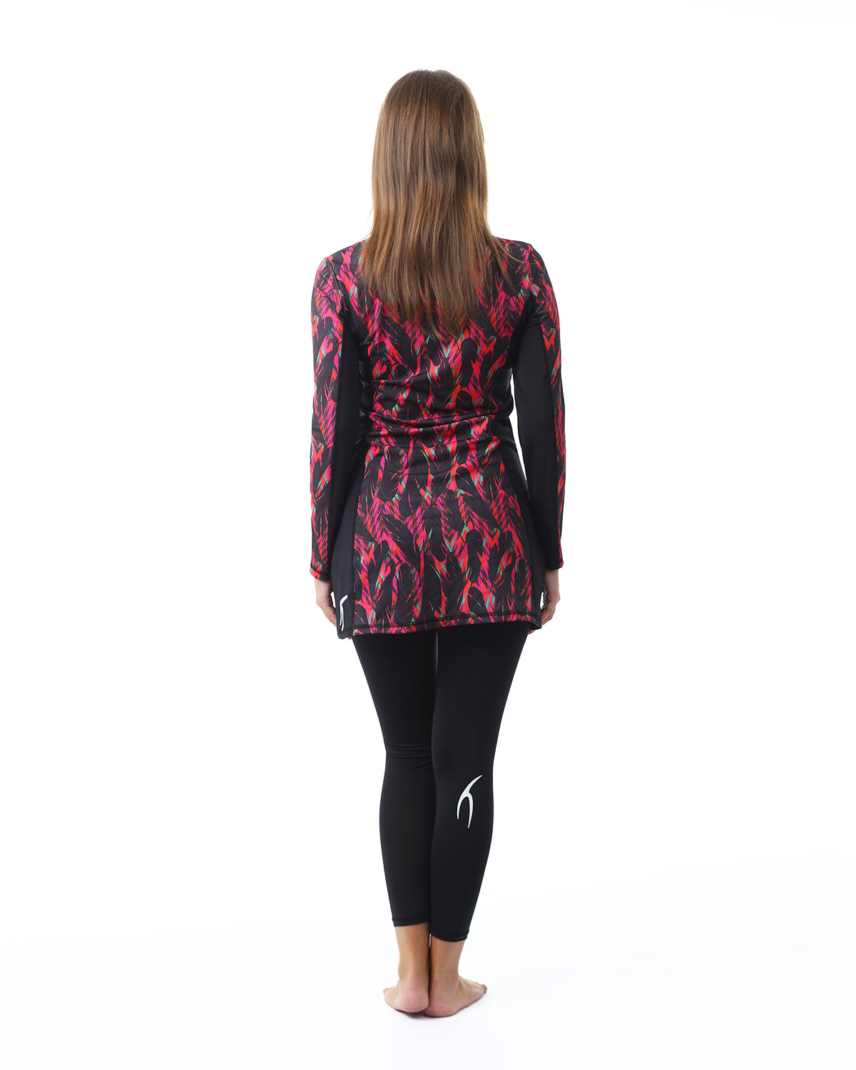 Night Garden Black Long Rashguard-Atum -77815786