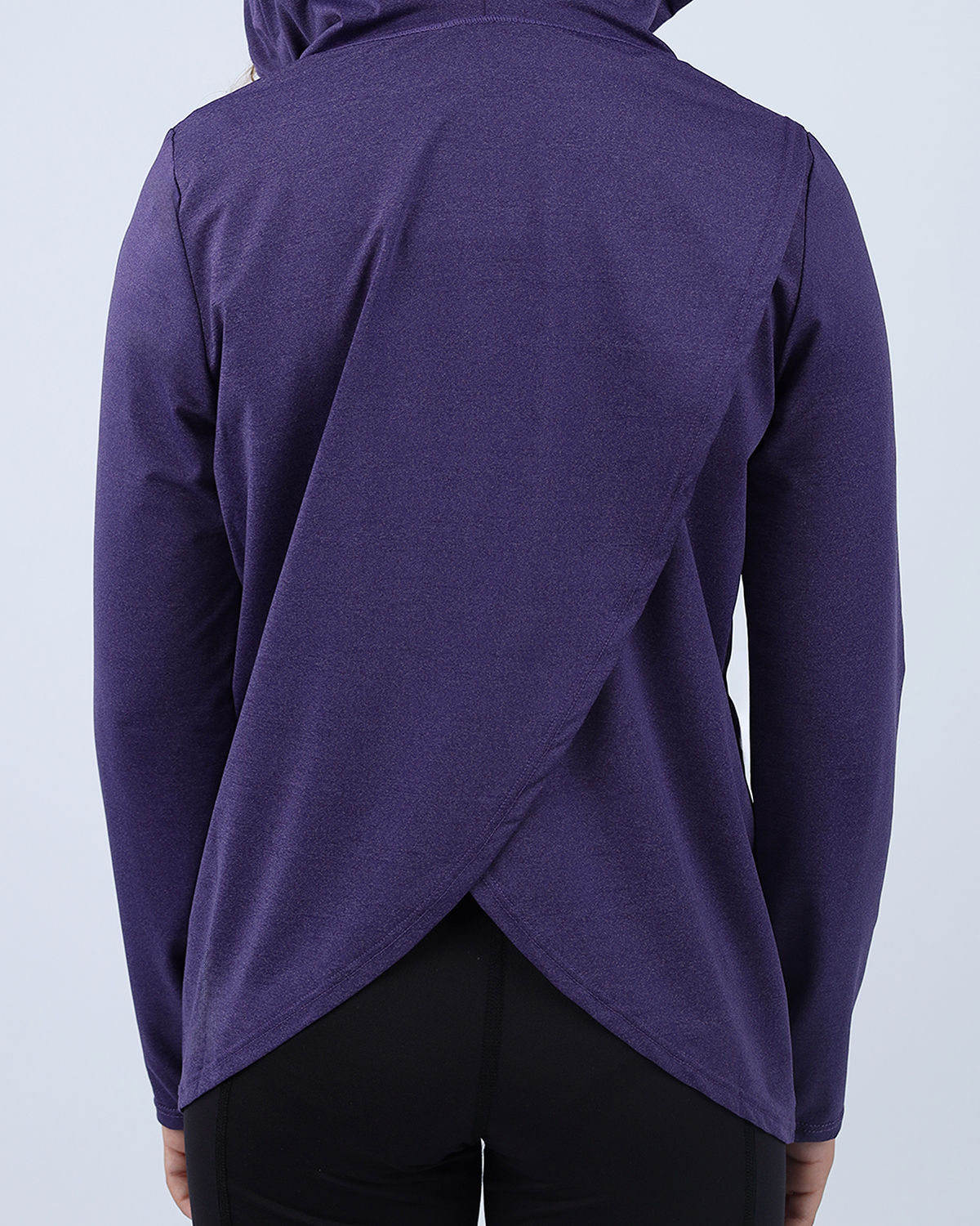 Vivid Long-Sleeve Purple Hoodie-Atum -2550410