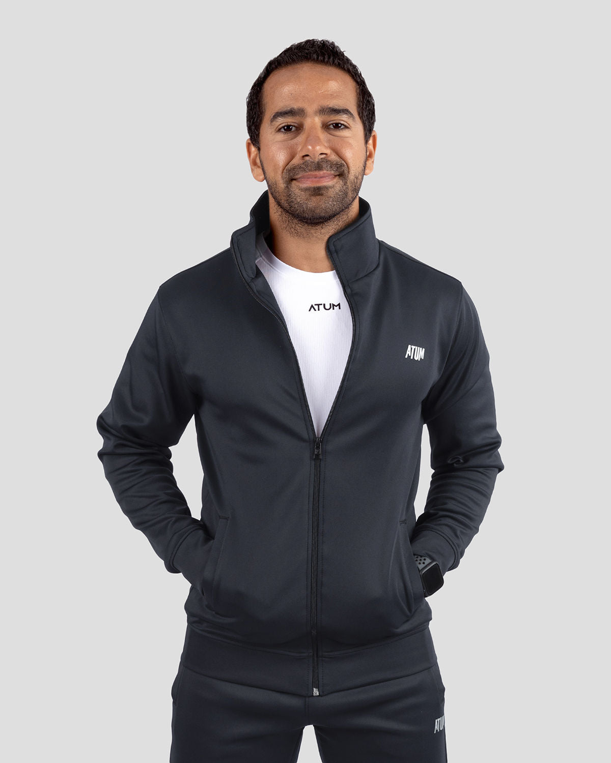 Basic Black Training Suit-Atum -82219974
